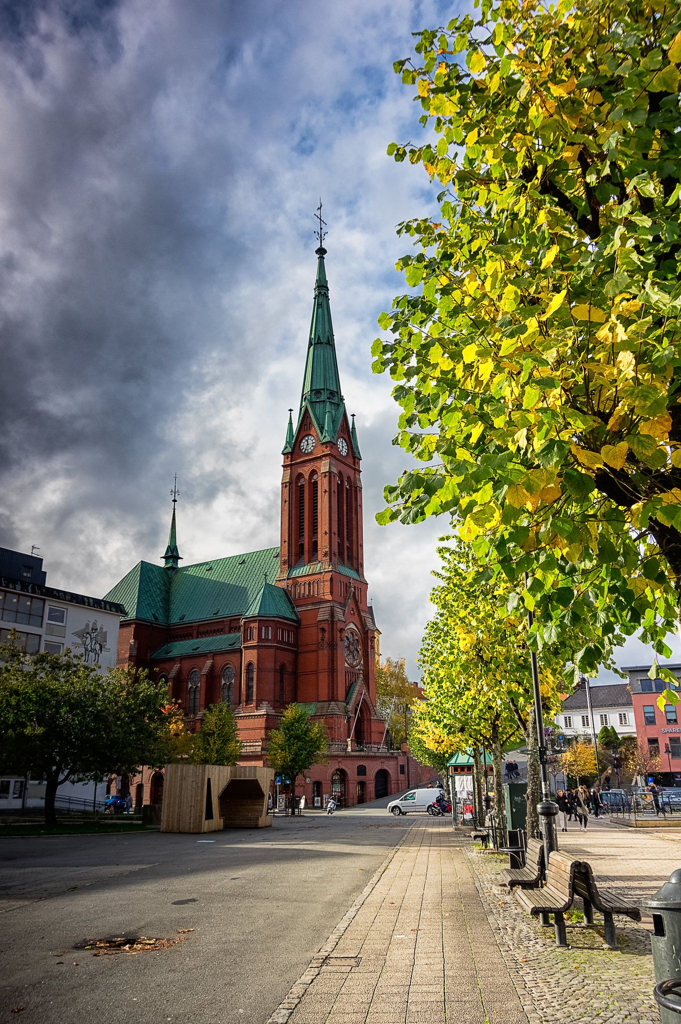 Trefoldighetskirken fra Kanalplassen