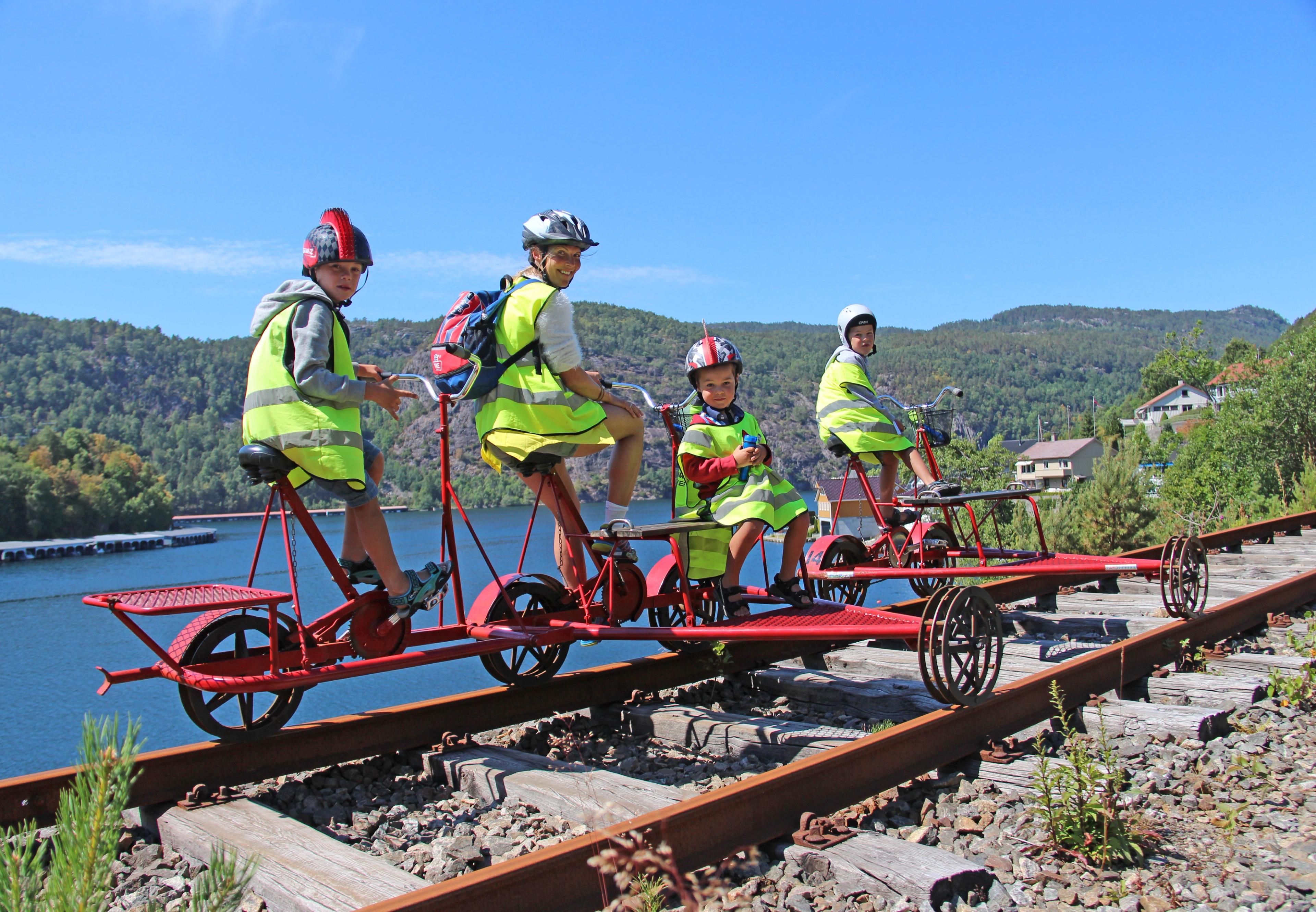 Rail Biking on Flekkefjordbanen