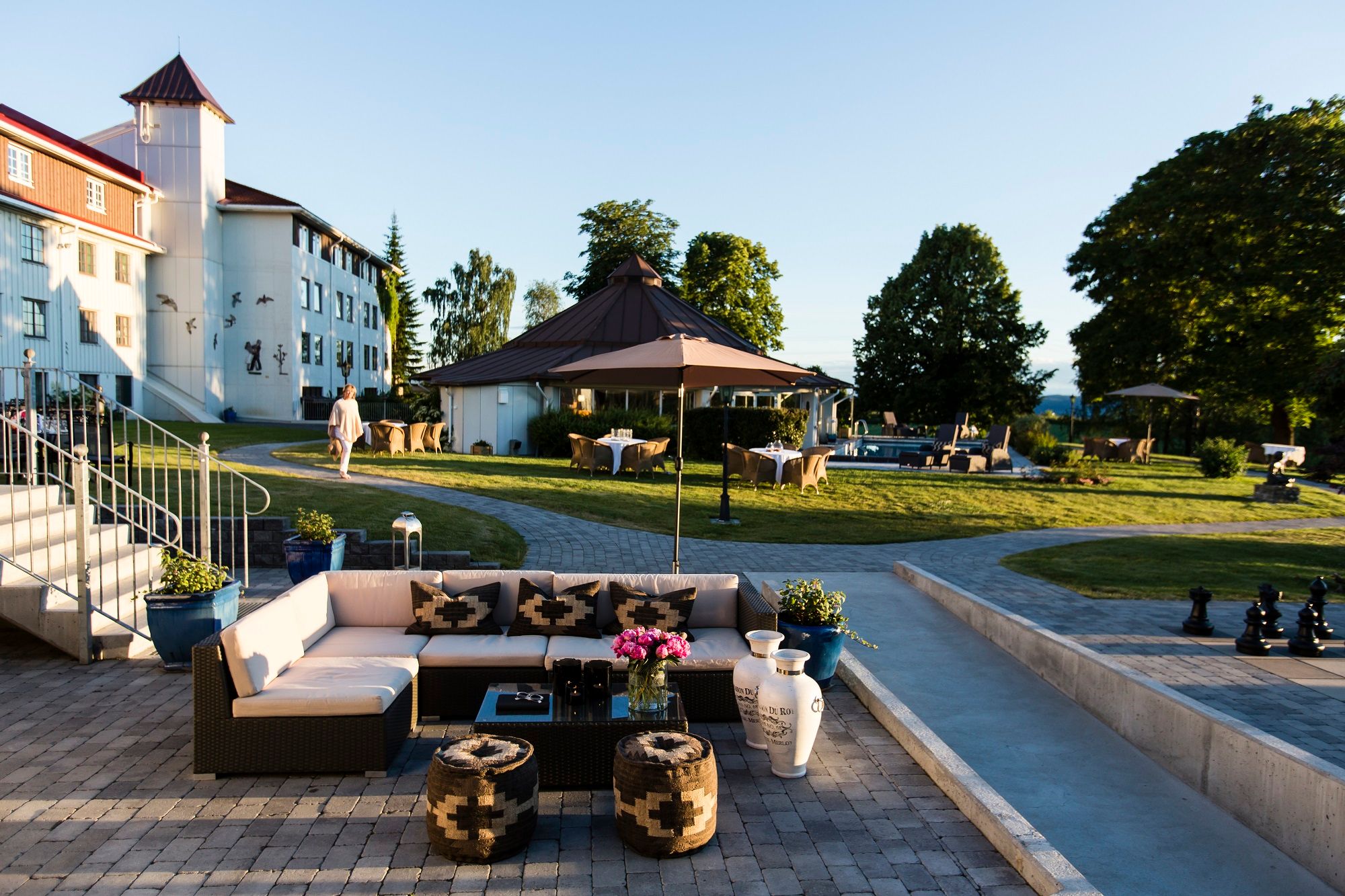 Uteplass  - Klækken Hotell