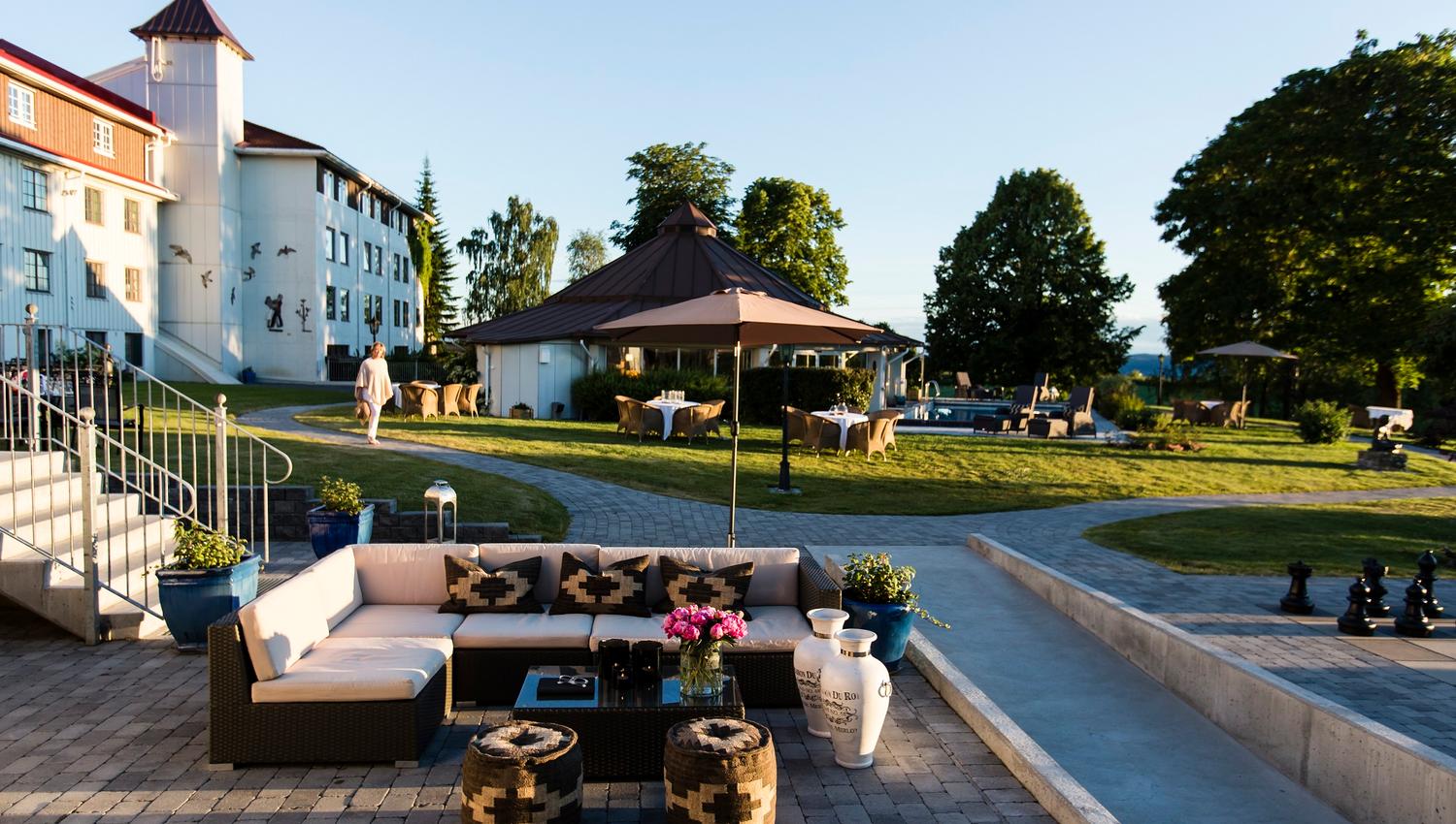 Uteplass - Klækken Hotell