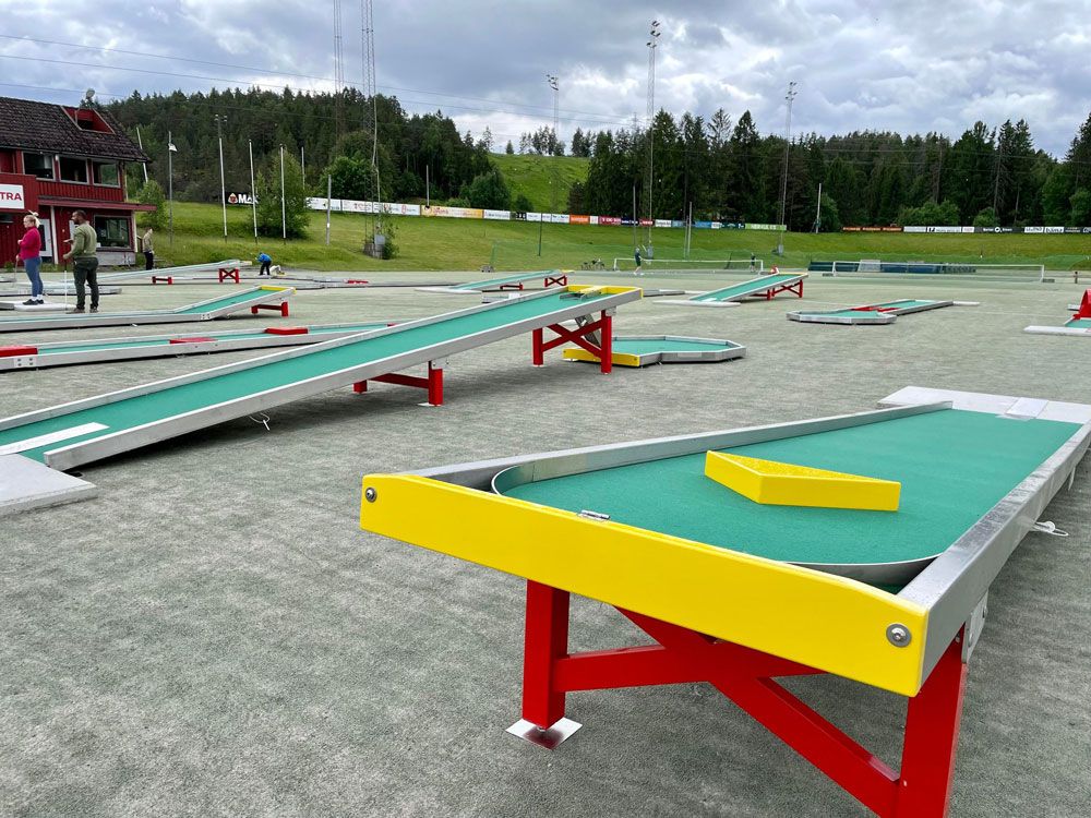 mini golf at Skien leisure park