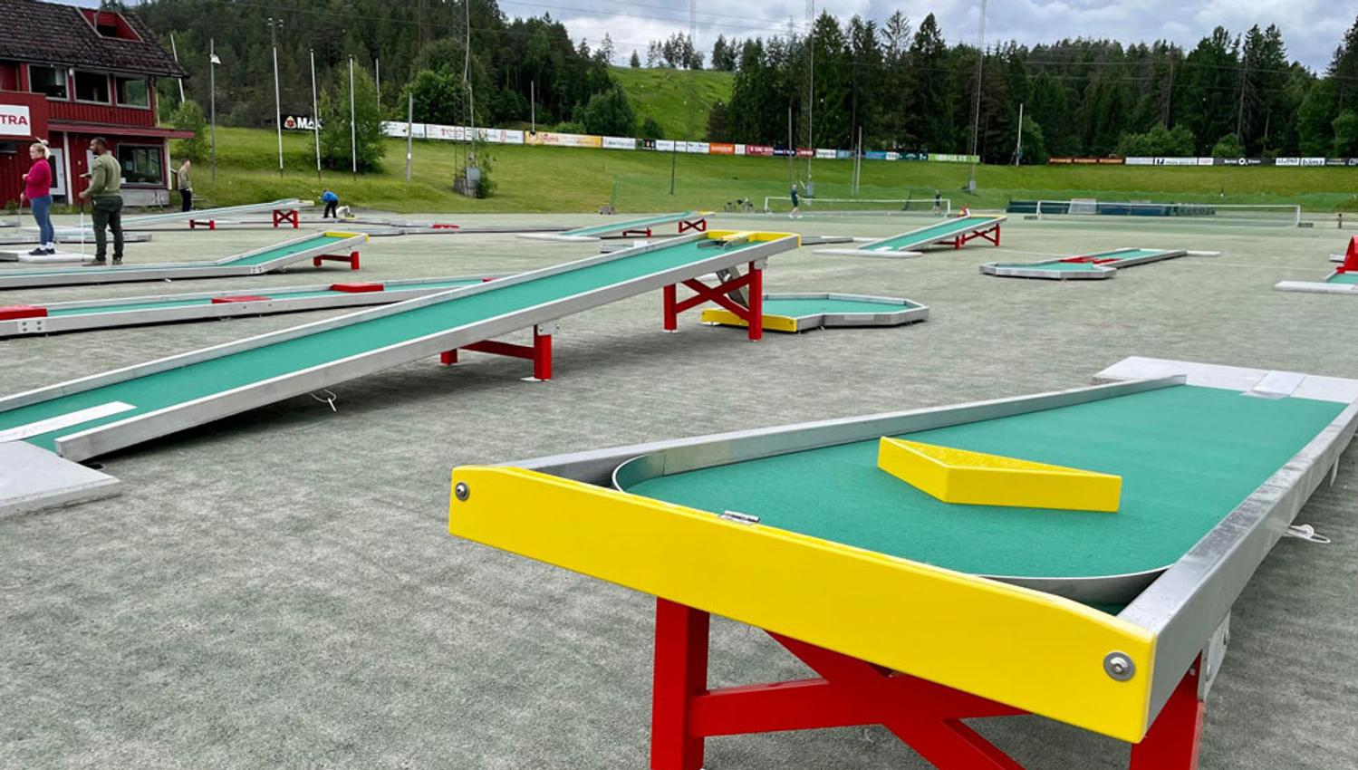 mini golf at Skien leisure park
