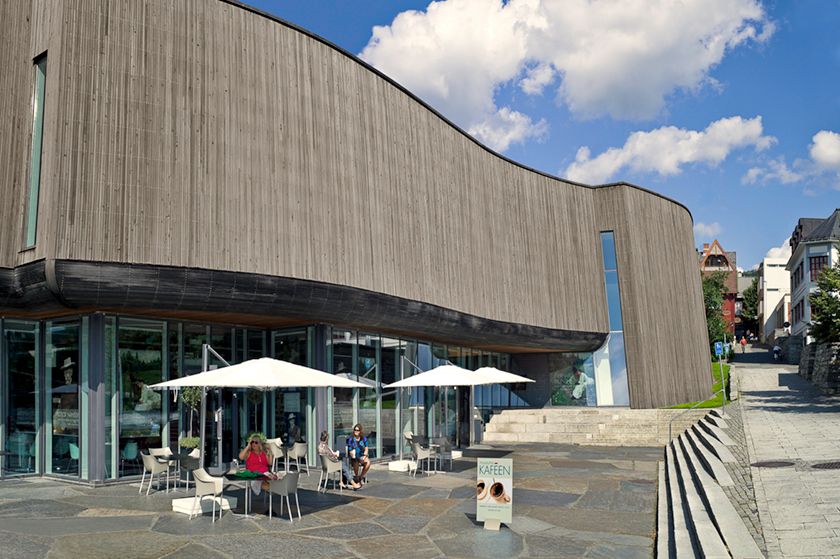 Uteserveringen ved Lillehammer Kunstmuseum