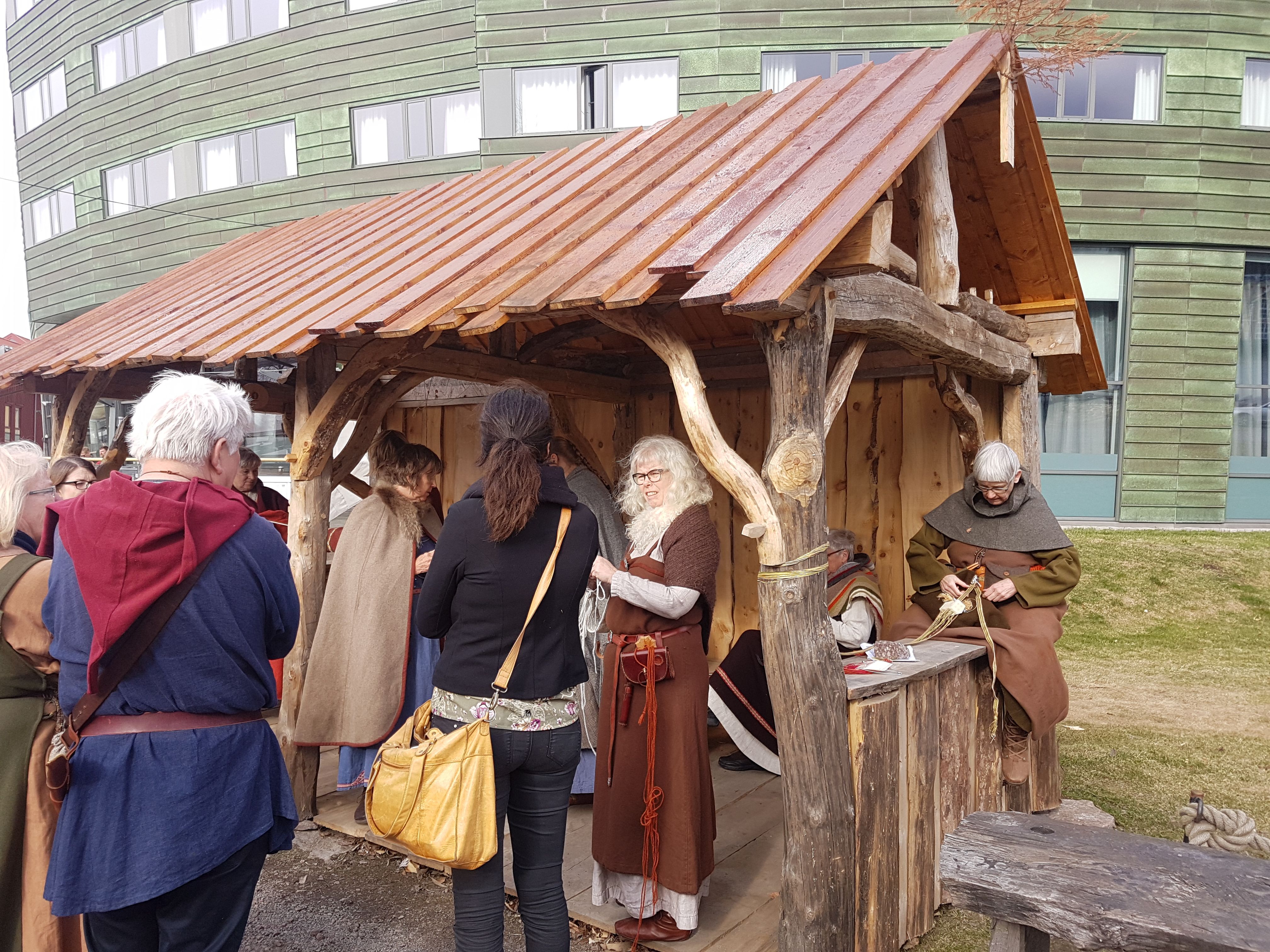 Bilde fra aktivitetene på Vikingodden