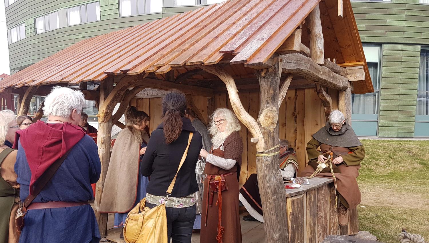 Bilde fra aktivitetene på Vikingodden