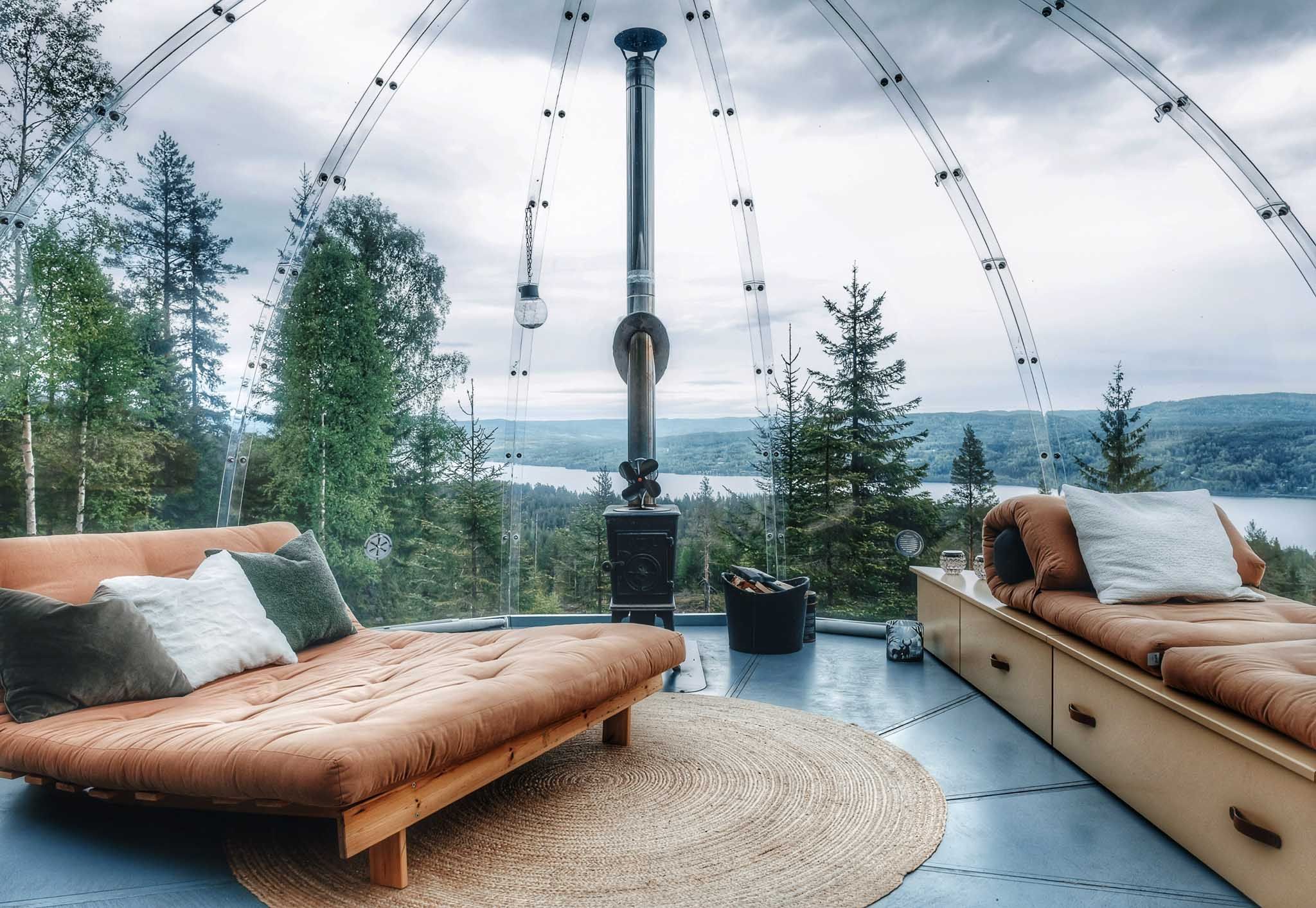 Delikat nordisk interiør