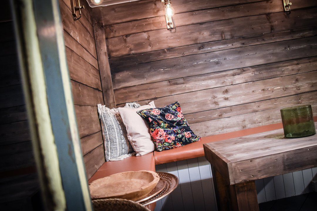 Sitteområdet på restauranten