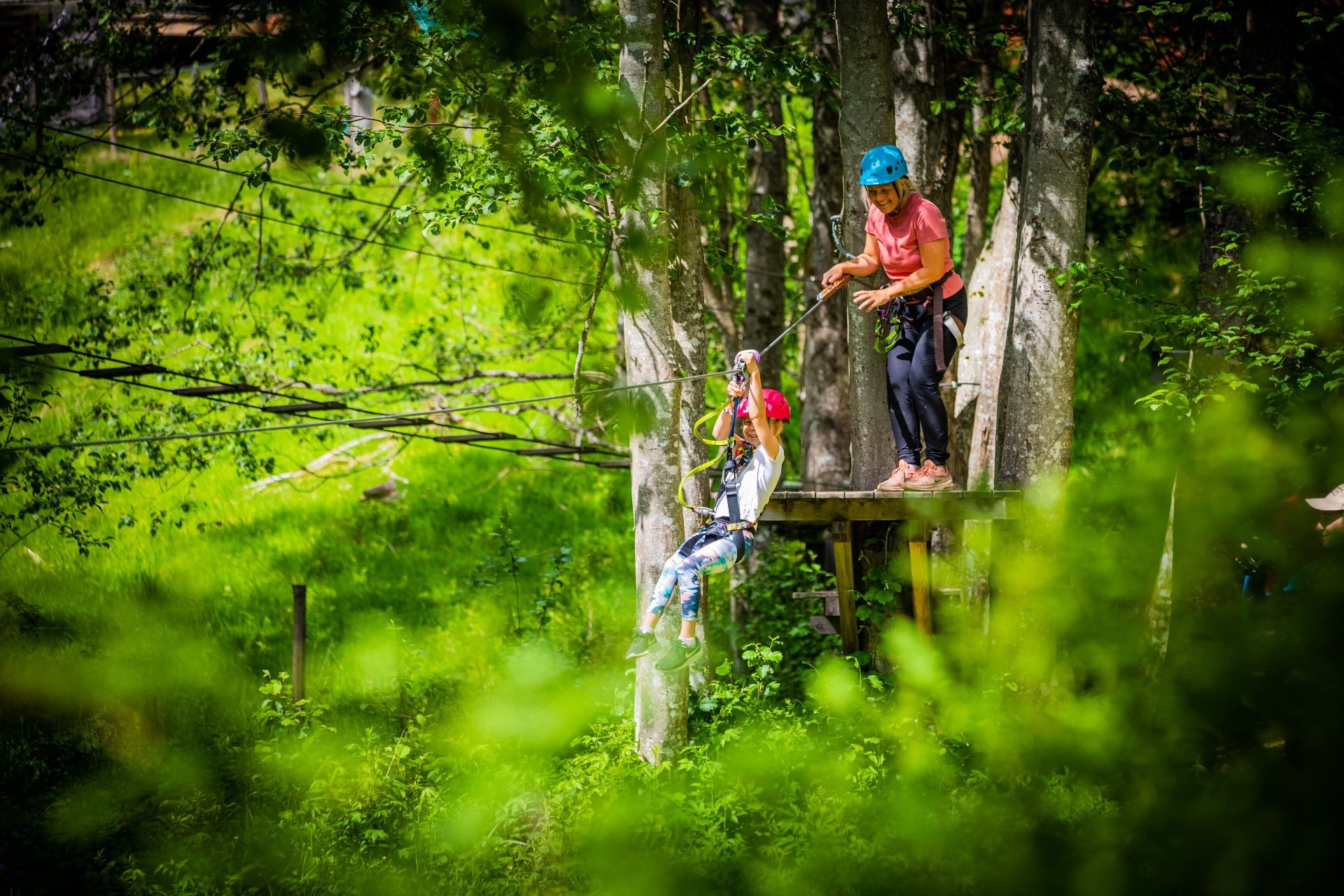 To stykker som klatrer