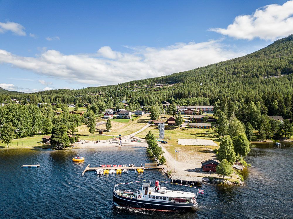 oversiktsbilde av Straand Sommerland i Vrådal