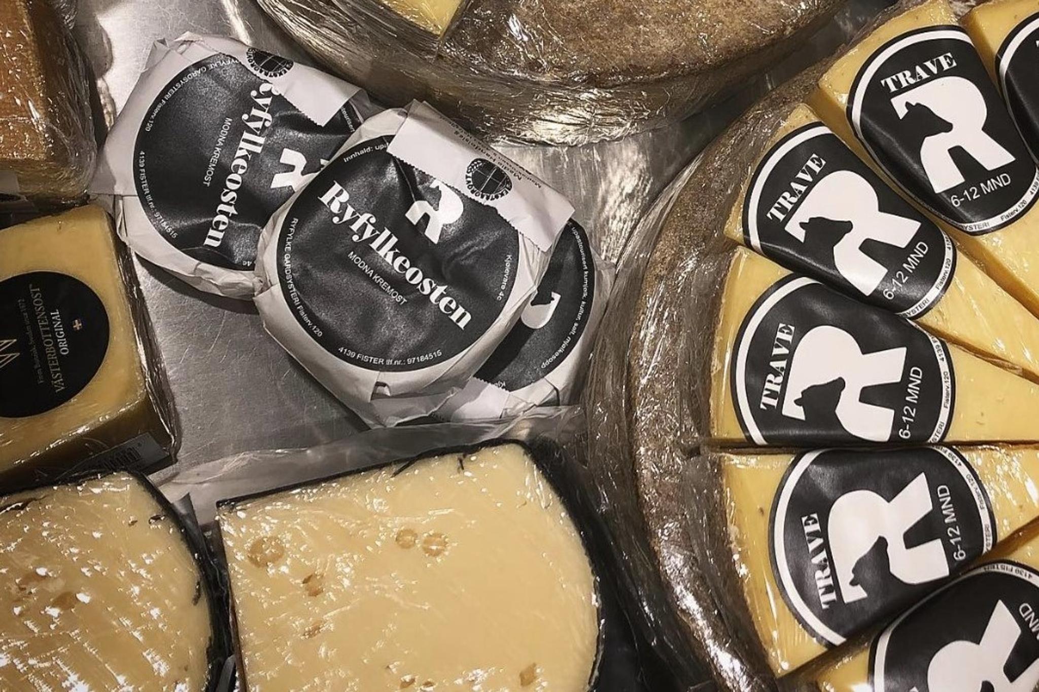 Locally produced cheese from Ryfylke Gardsysteri