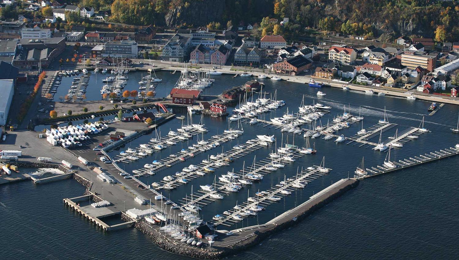 Oversikt over båthavn