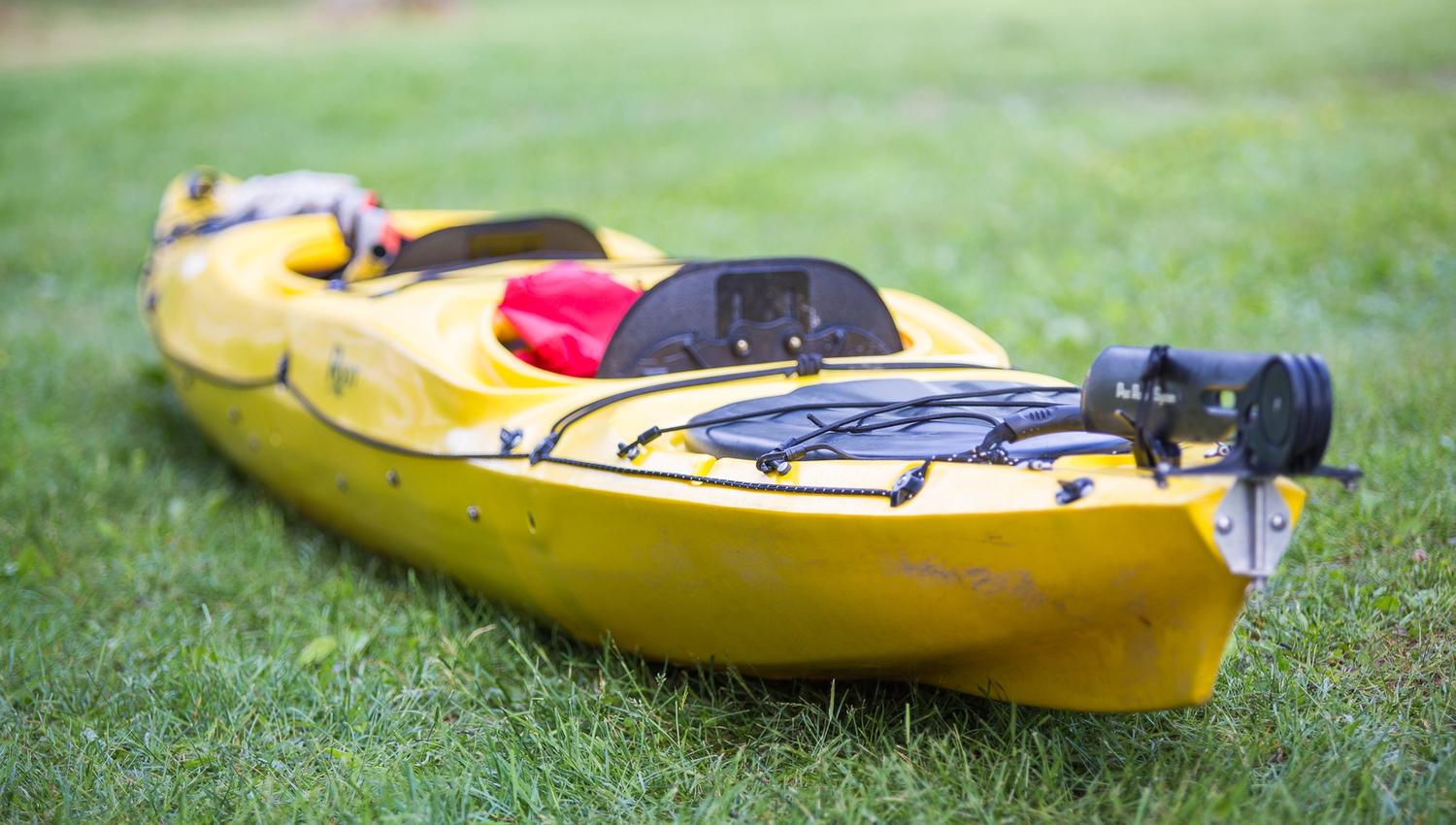 Kajakk på gress