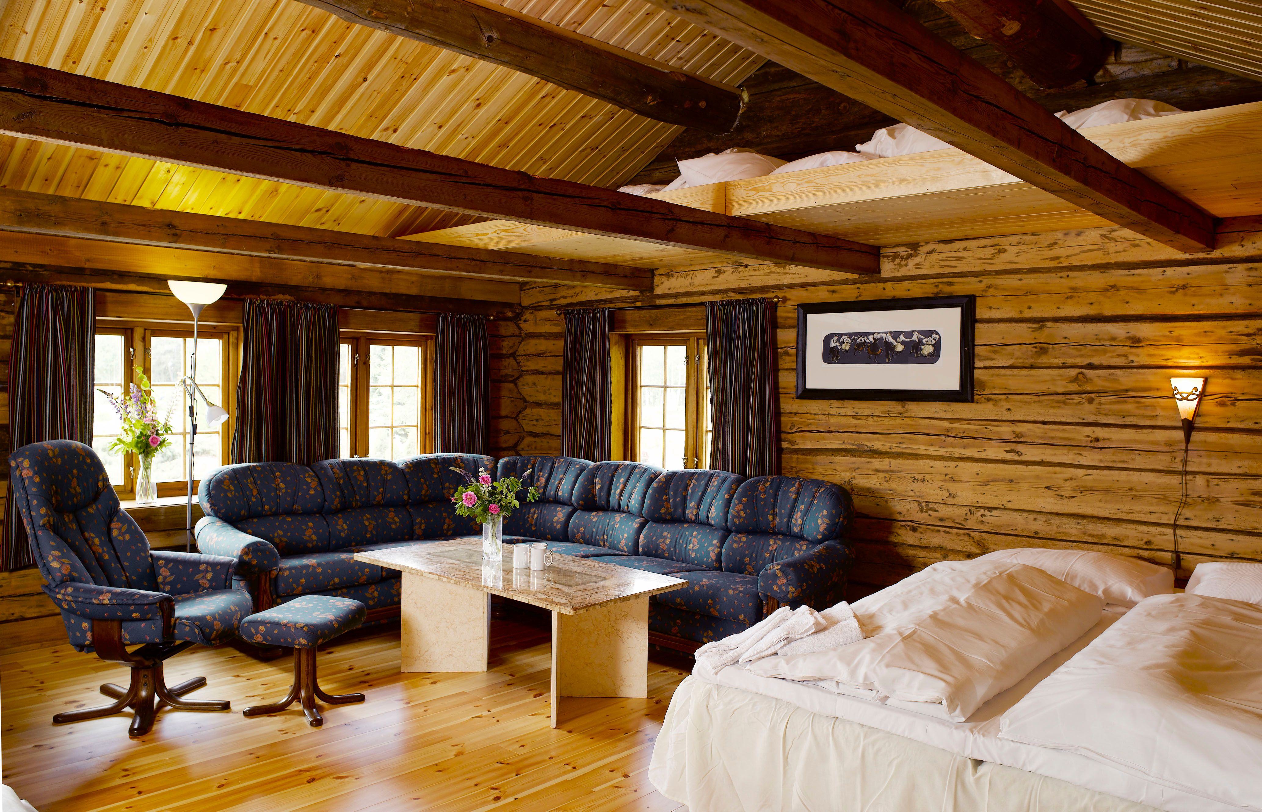 Mineralparken overnatting i laftehus