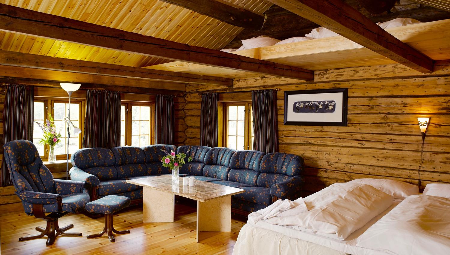 Mineralparken overnatting i laftehus