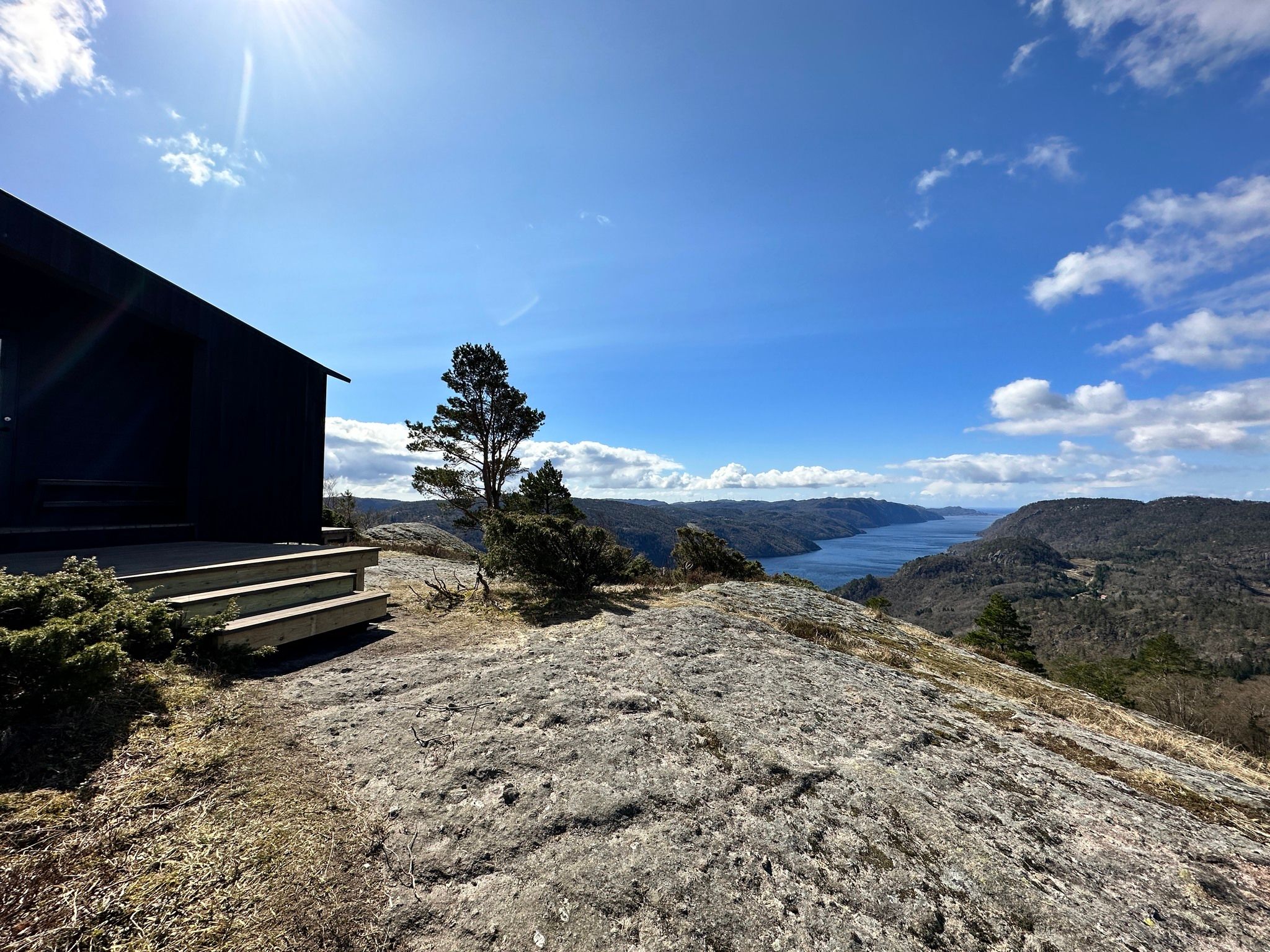Dagsturhytta Fjordsyn i Kvinesdal