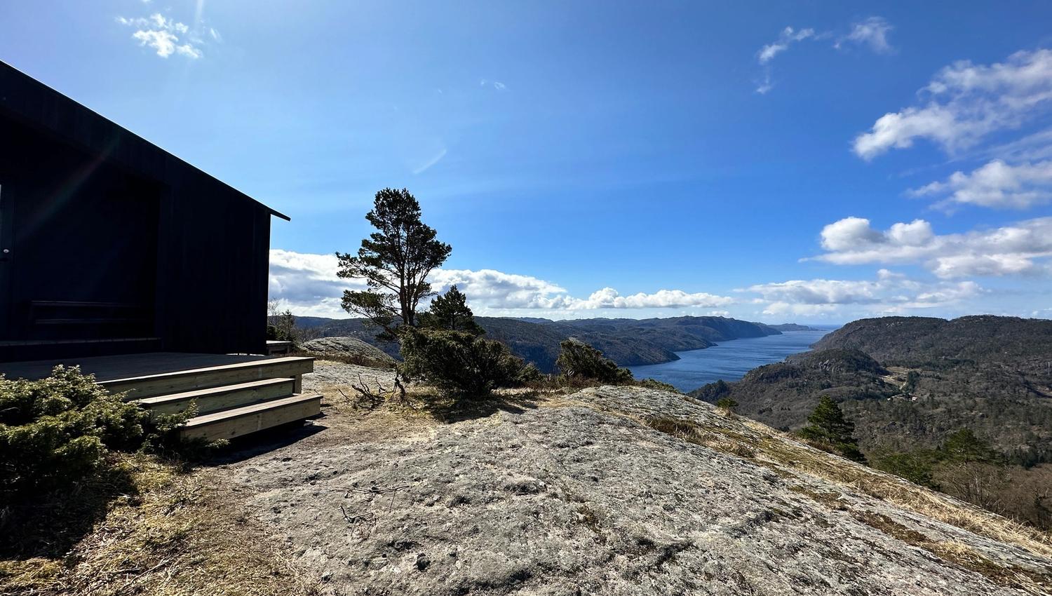 Dagsturhytta Fjordsyn i Kvinesdal