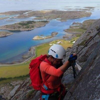 The Ravnfloget Vega Via Ferrata and the Vega Stairs