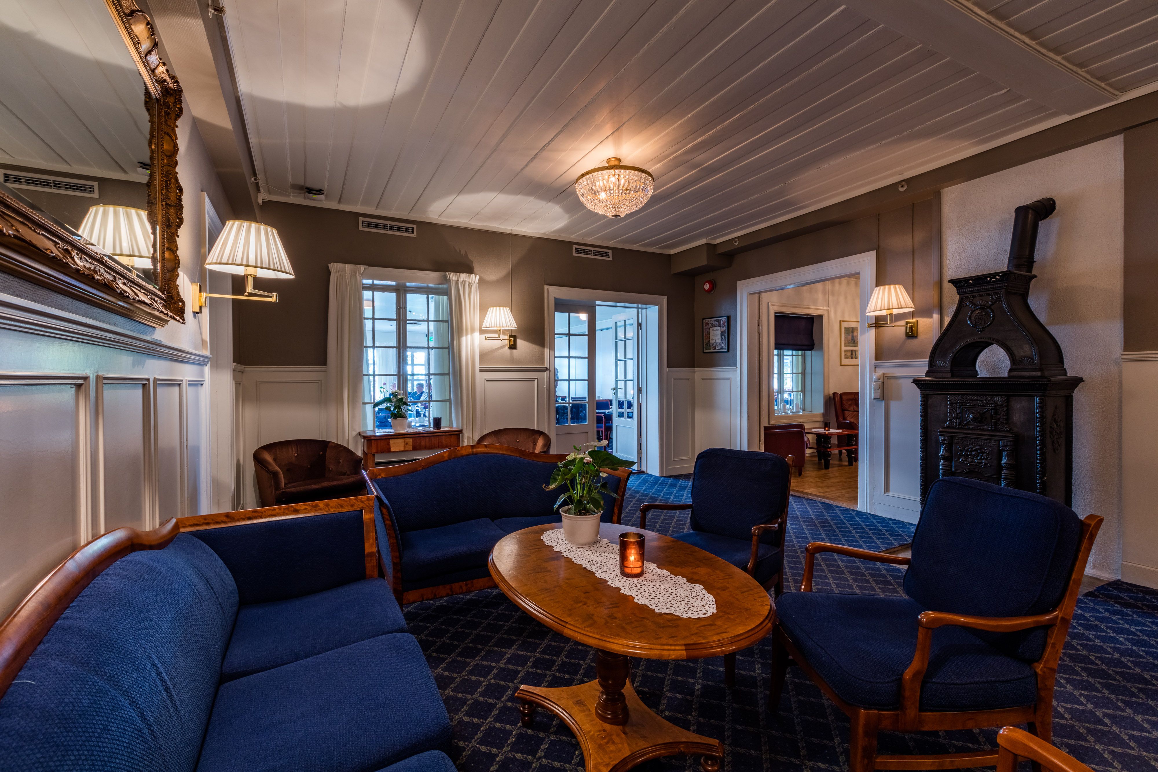 Inderøy Jegtvolden Fjordhotell Foto Sven-Erik Knoff innvendig stue