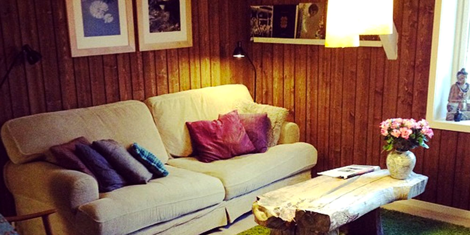 Part of the living room at Saga