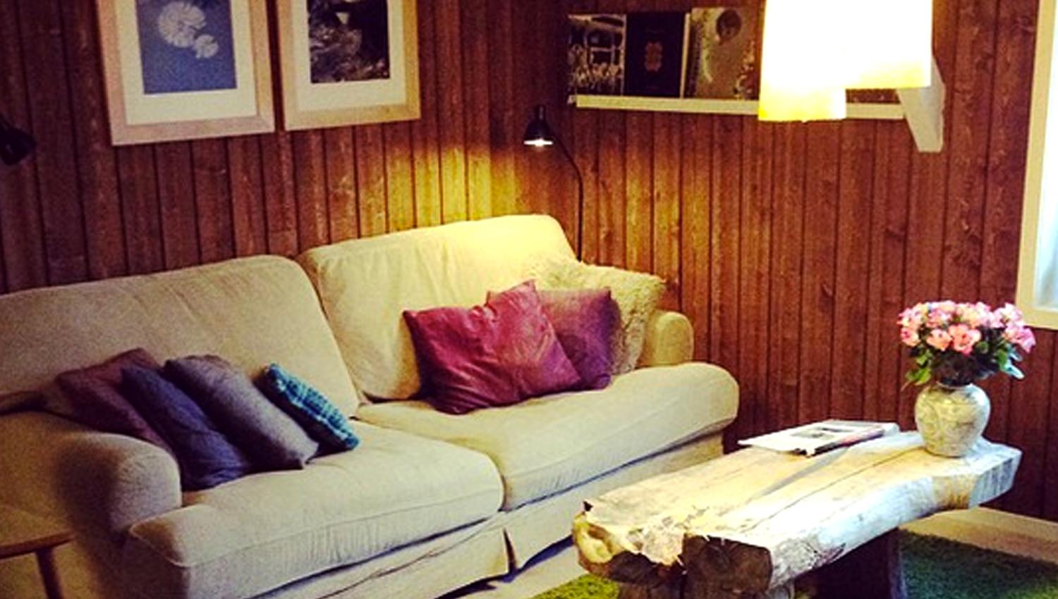 Part of the living room at Saga
