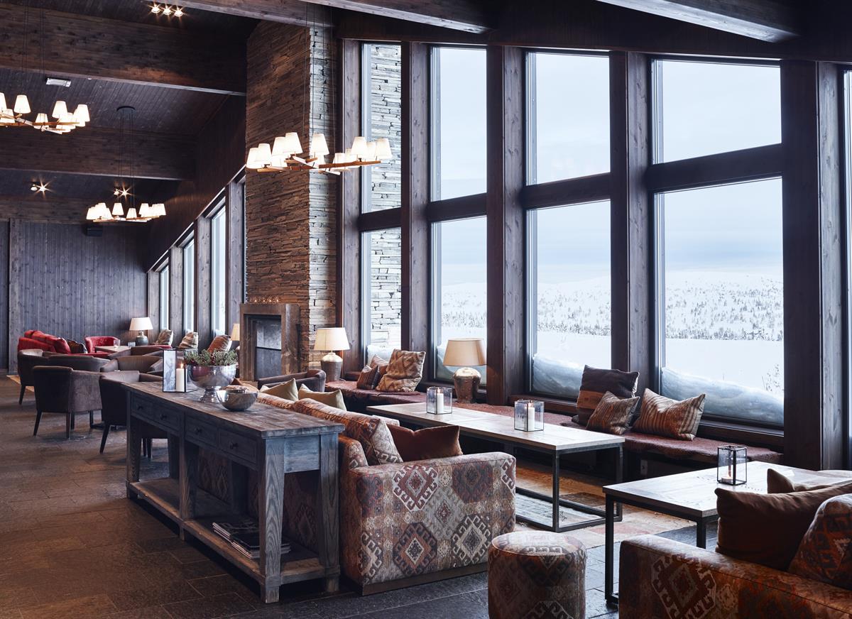 Living room Pellestova Hotel Hafjell