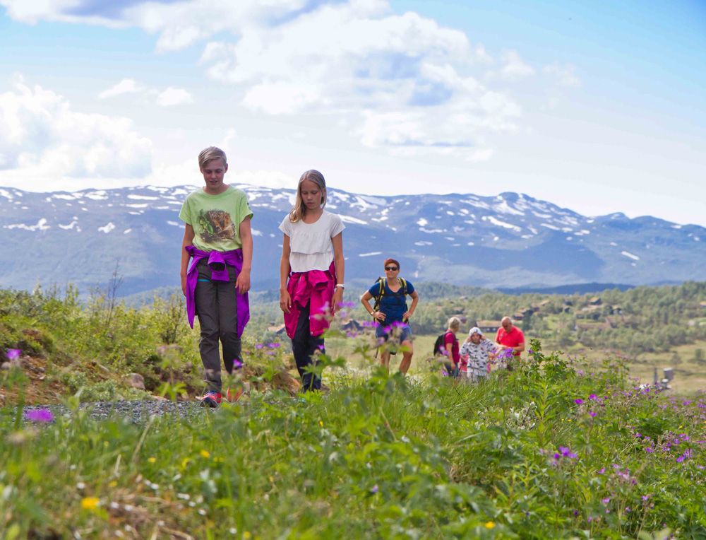 på fjelltur i Rauland