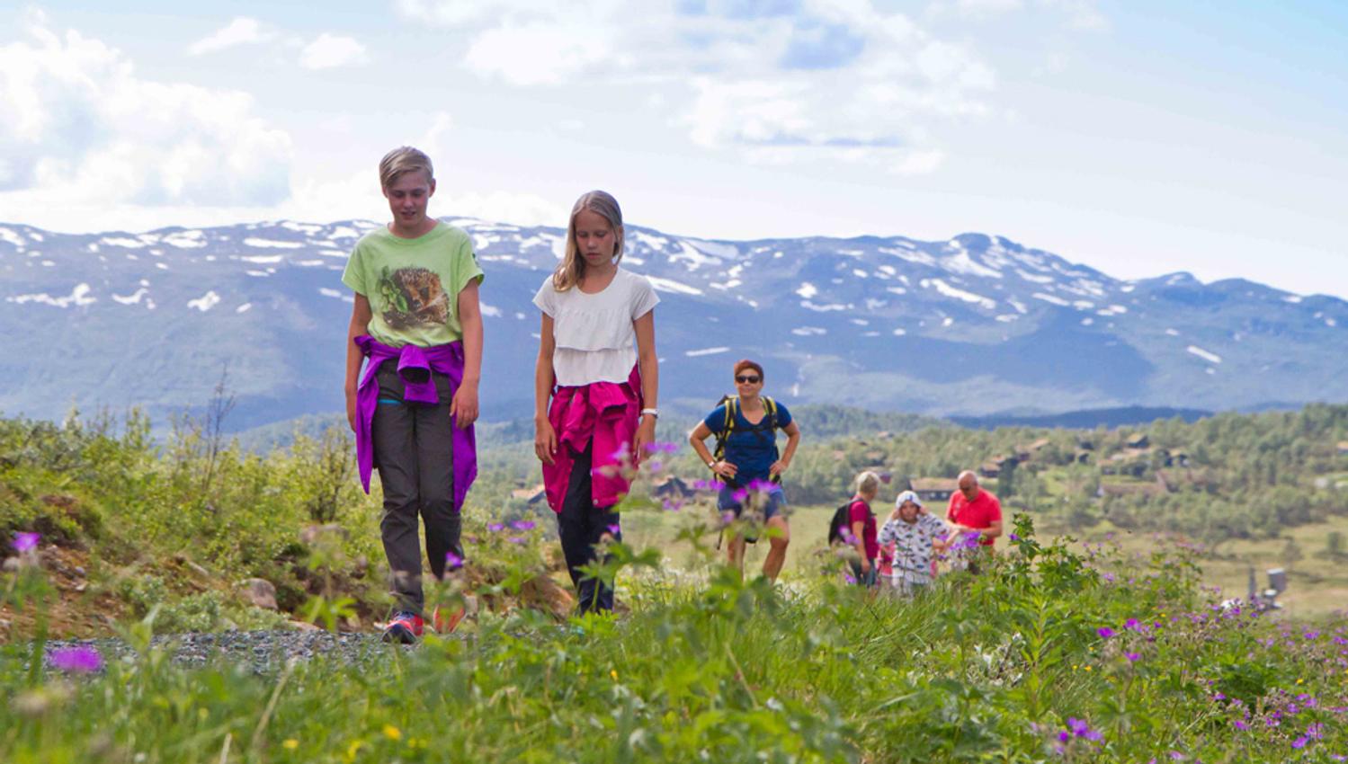 på fjelltur i Rauland