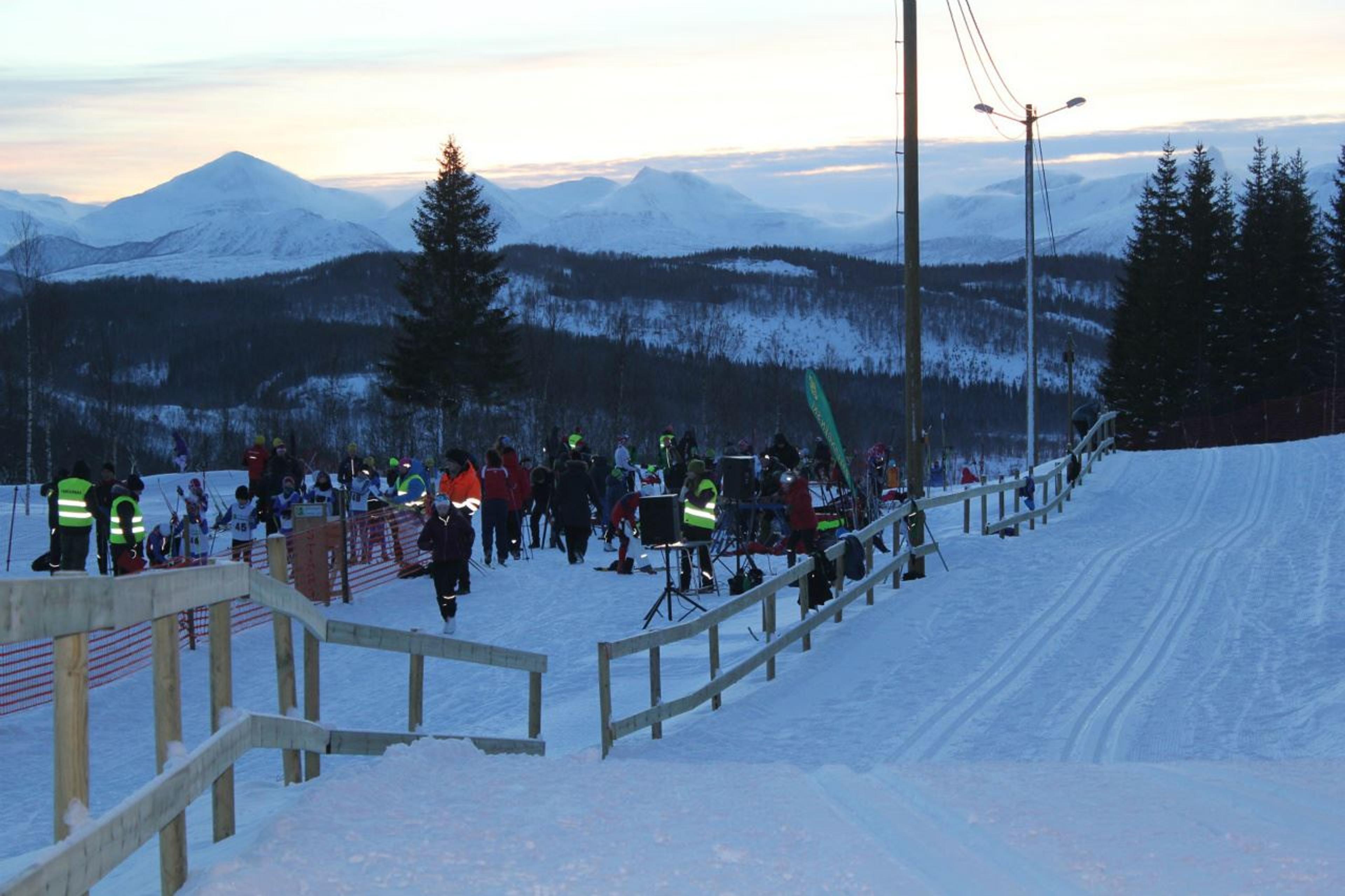 Cross-country skiing in Håfjellet