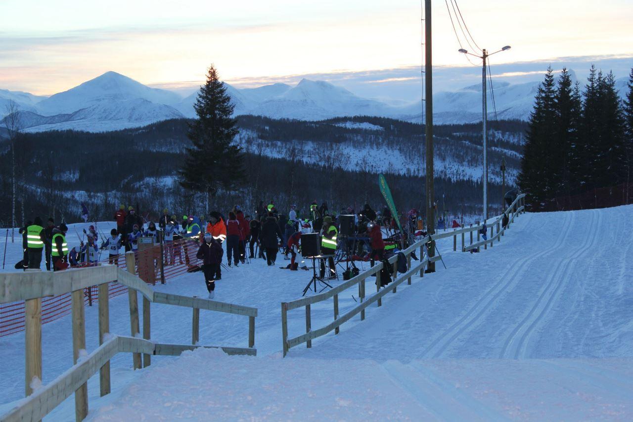 Cross-country skiing in Håfjellet