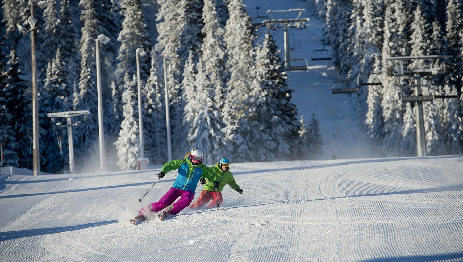 Alpine skiing in Kvitfjell