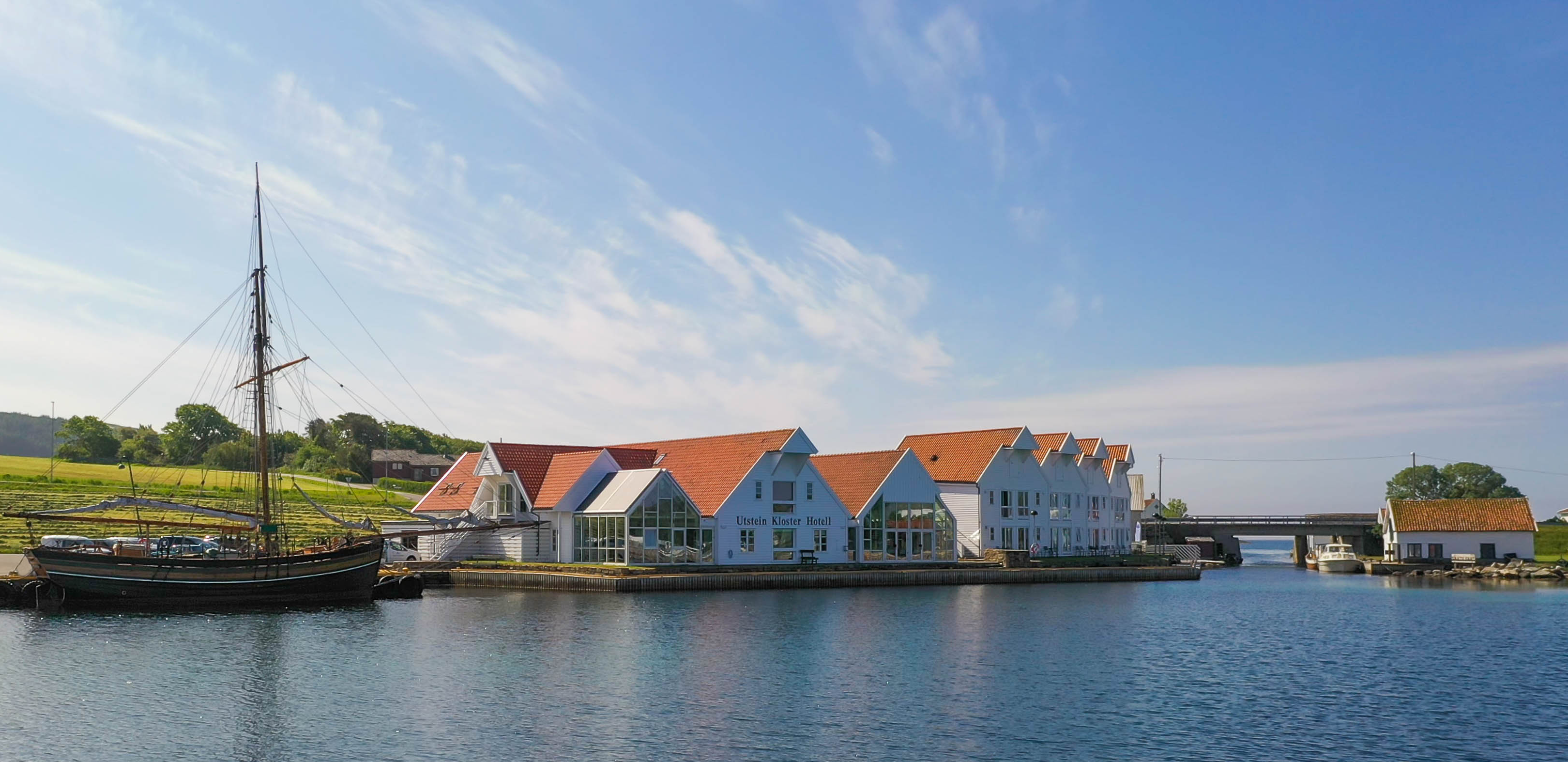 Utstein Kloster Hotell in a stunning landscape in the islands surrounding Stavanger.
