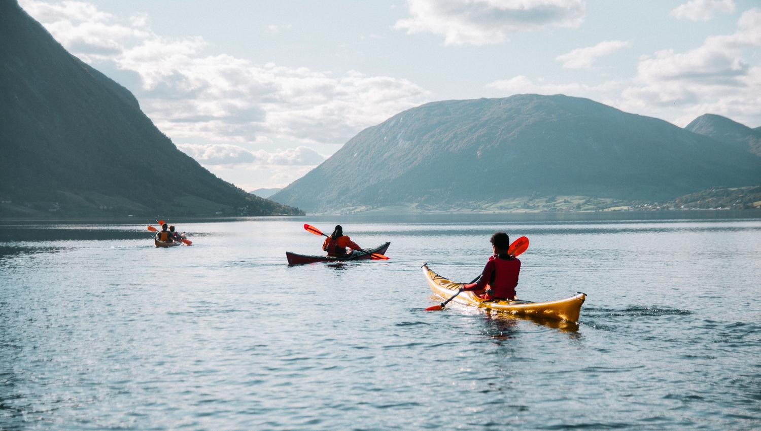 Padling på Jølstravatnet