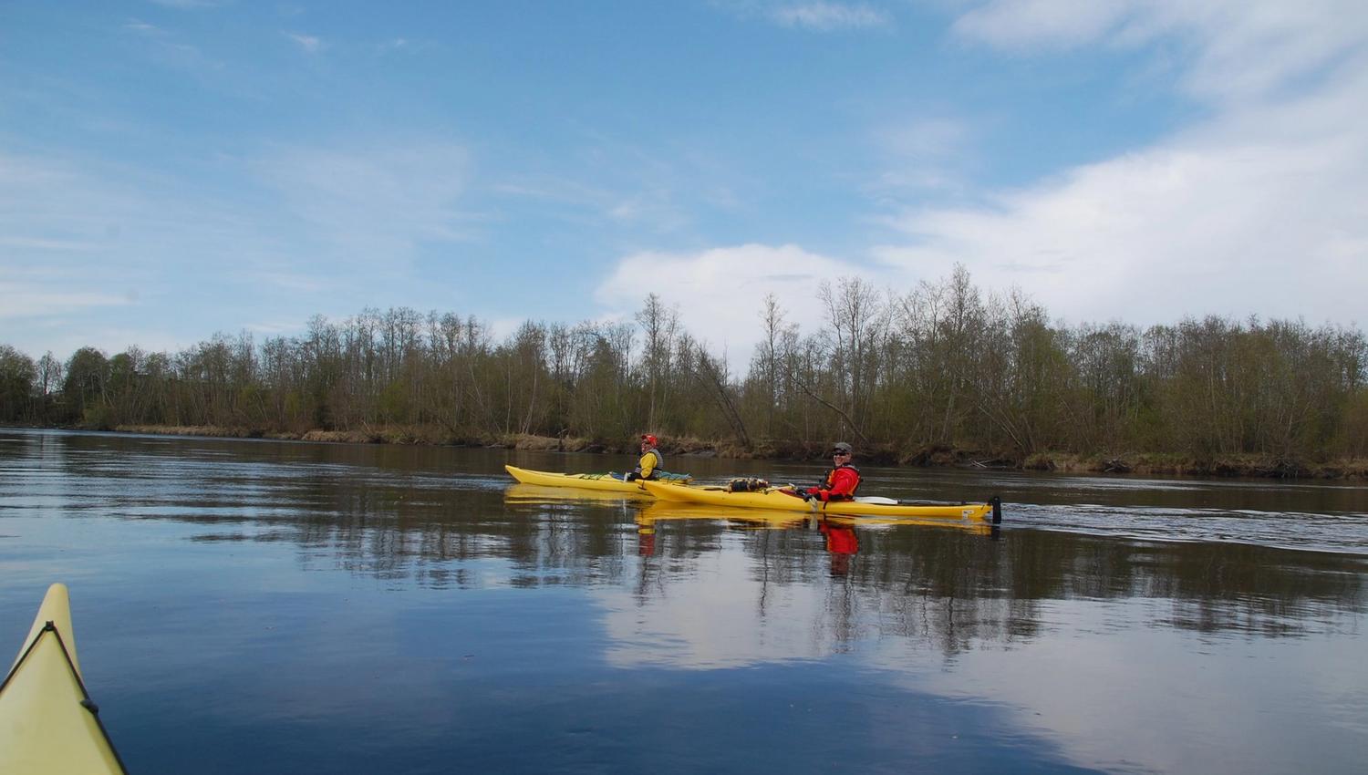 Padling på Verdalselva Foto Geir Singstad