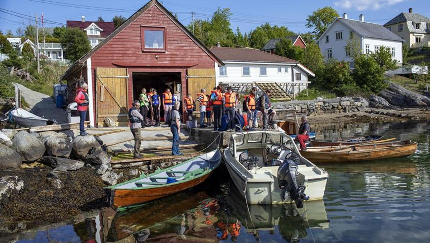 Nautet ved Herdla Museum