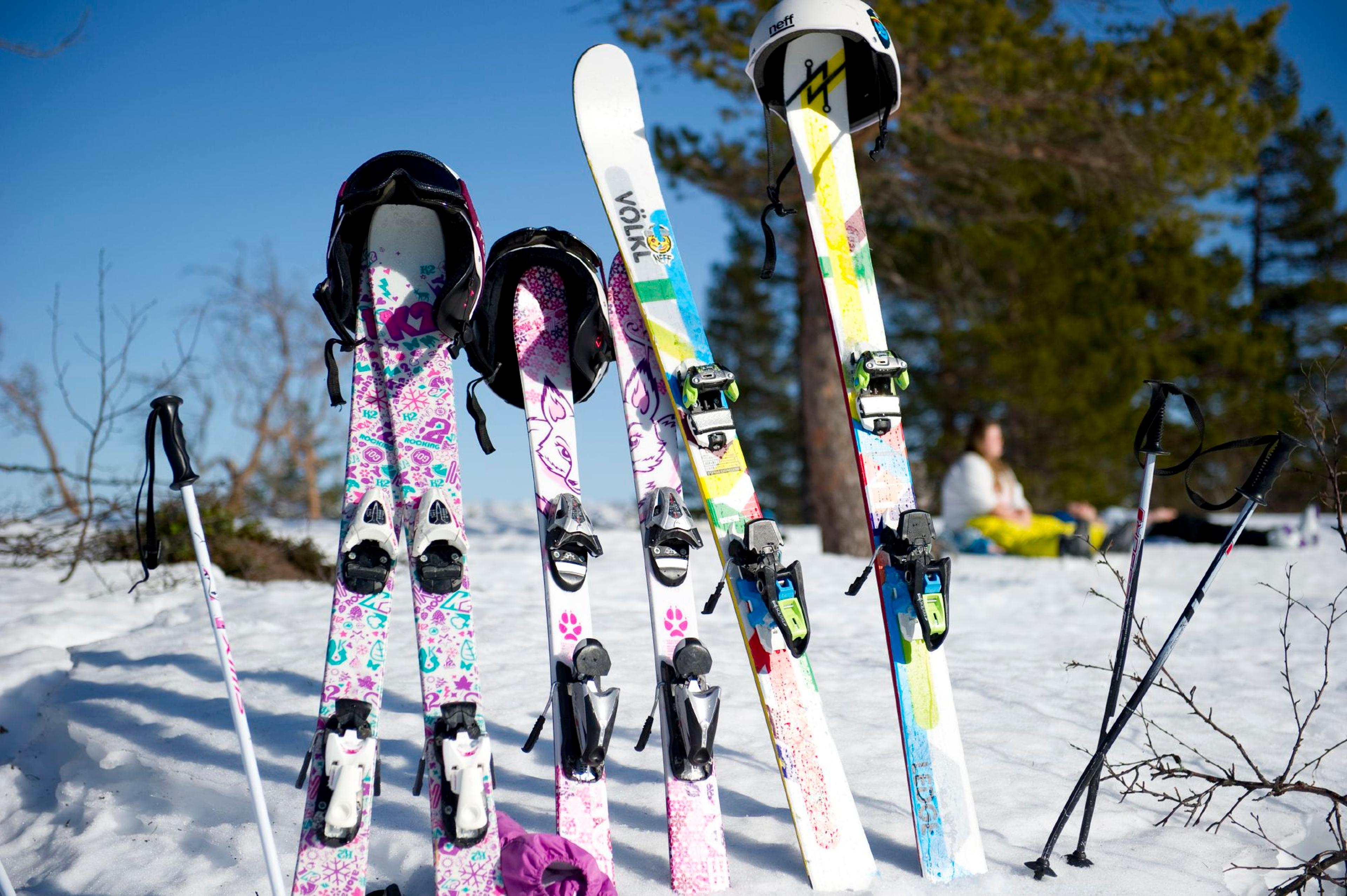 Skiutstyr for små og store.