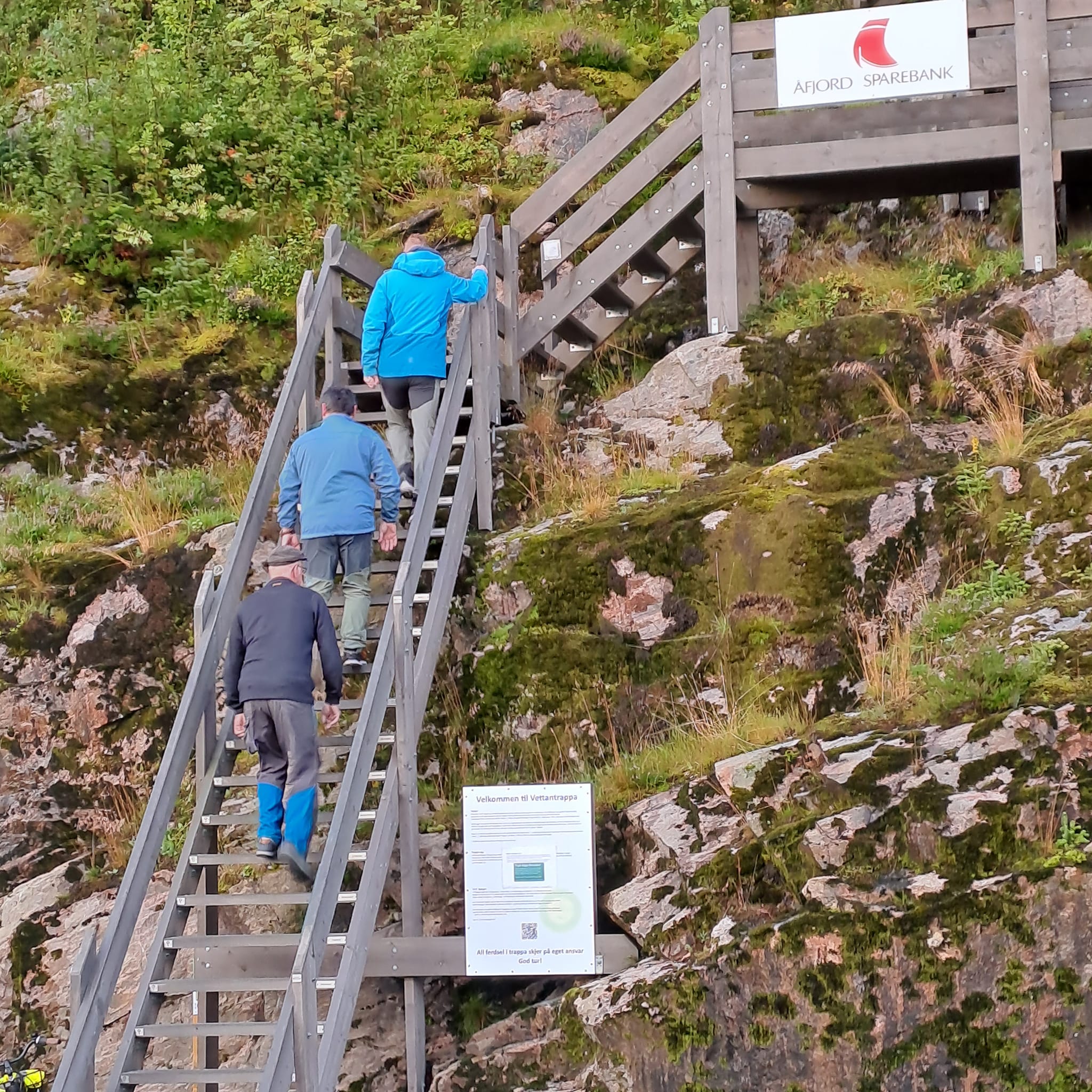 Starten på Vettantrappa Bessaker