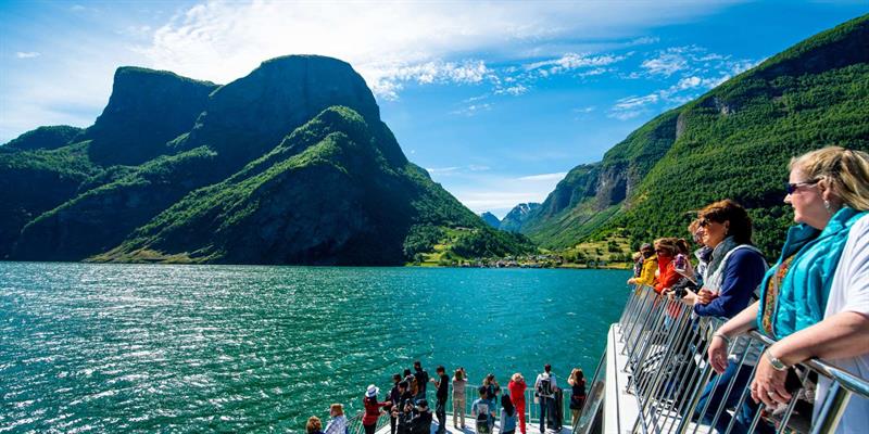 Fjord cruise on the Nærøyfjord