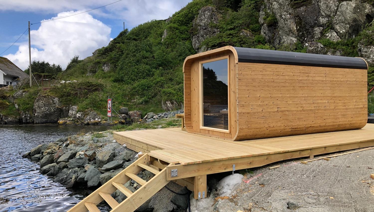 Sauna på Røvær Kulturhotell