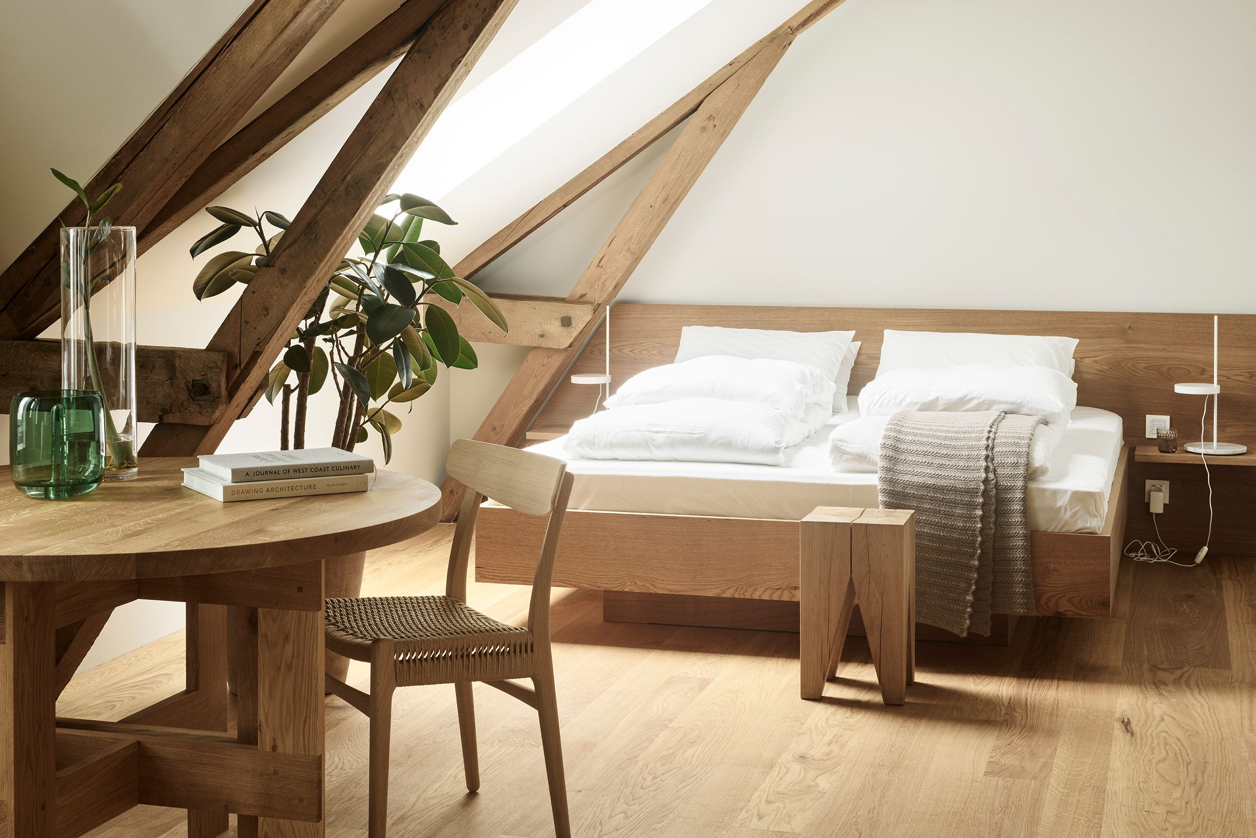 Soveplassen på rommet hos Hotel 1904