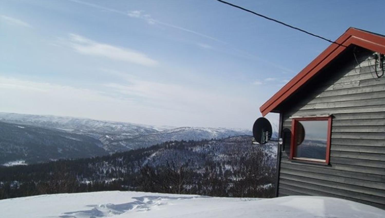 vinter hytte