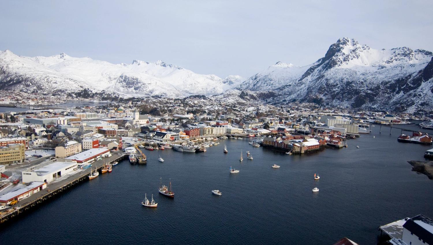Svolvær om vinteren
