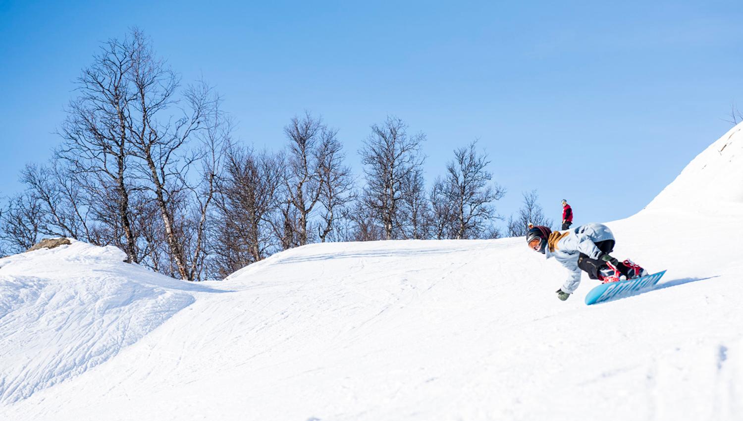 Snowboard i Skarslia Ski- og Akesenter