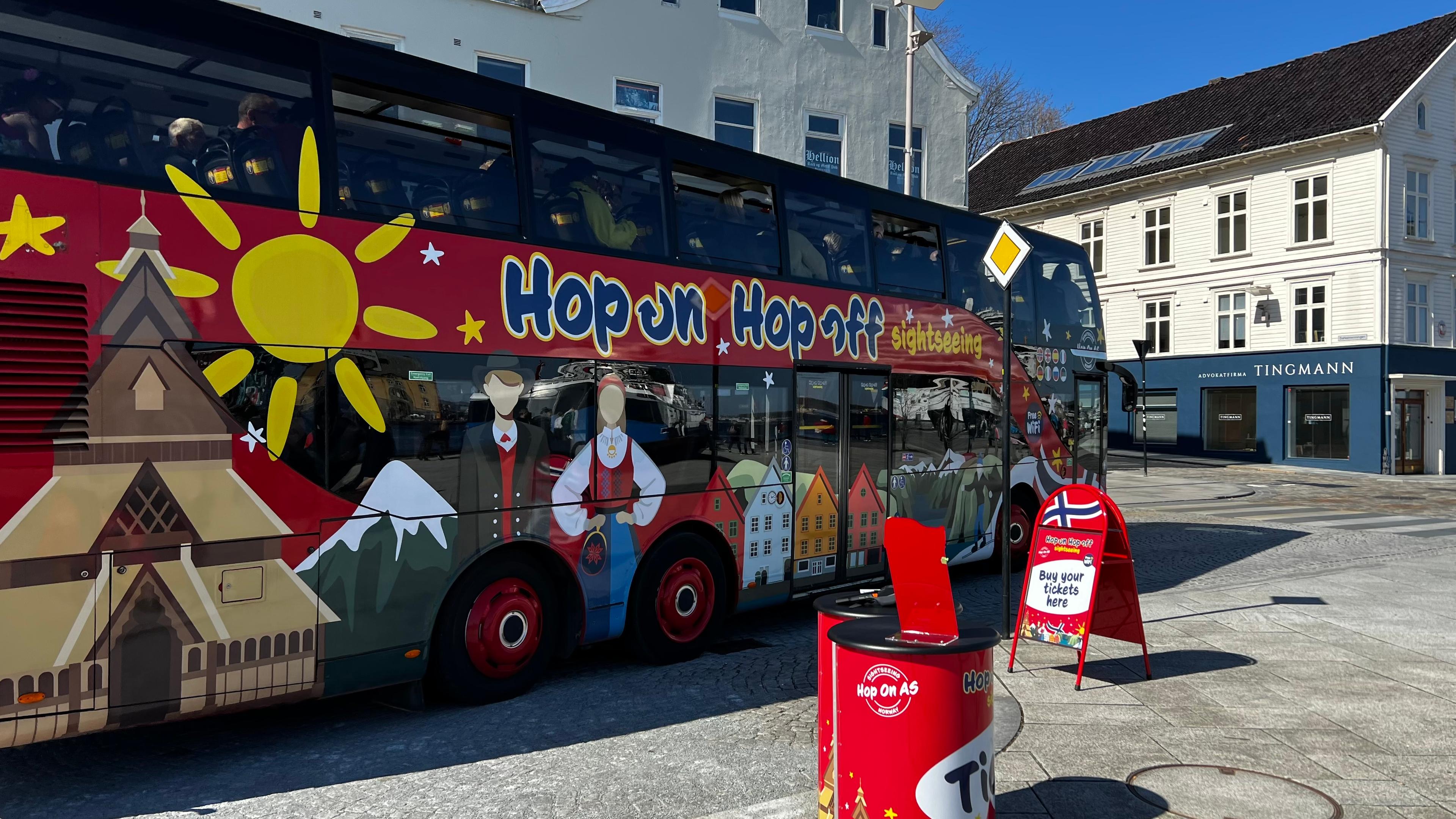 Discover Stavanger in a comfortable way by hop on hop off bus