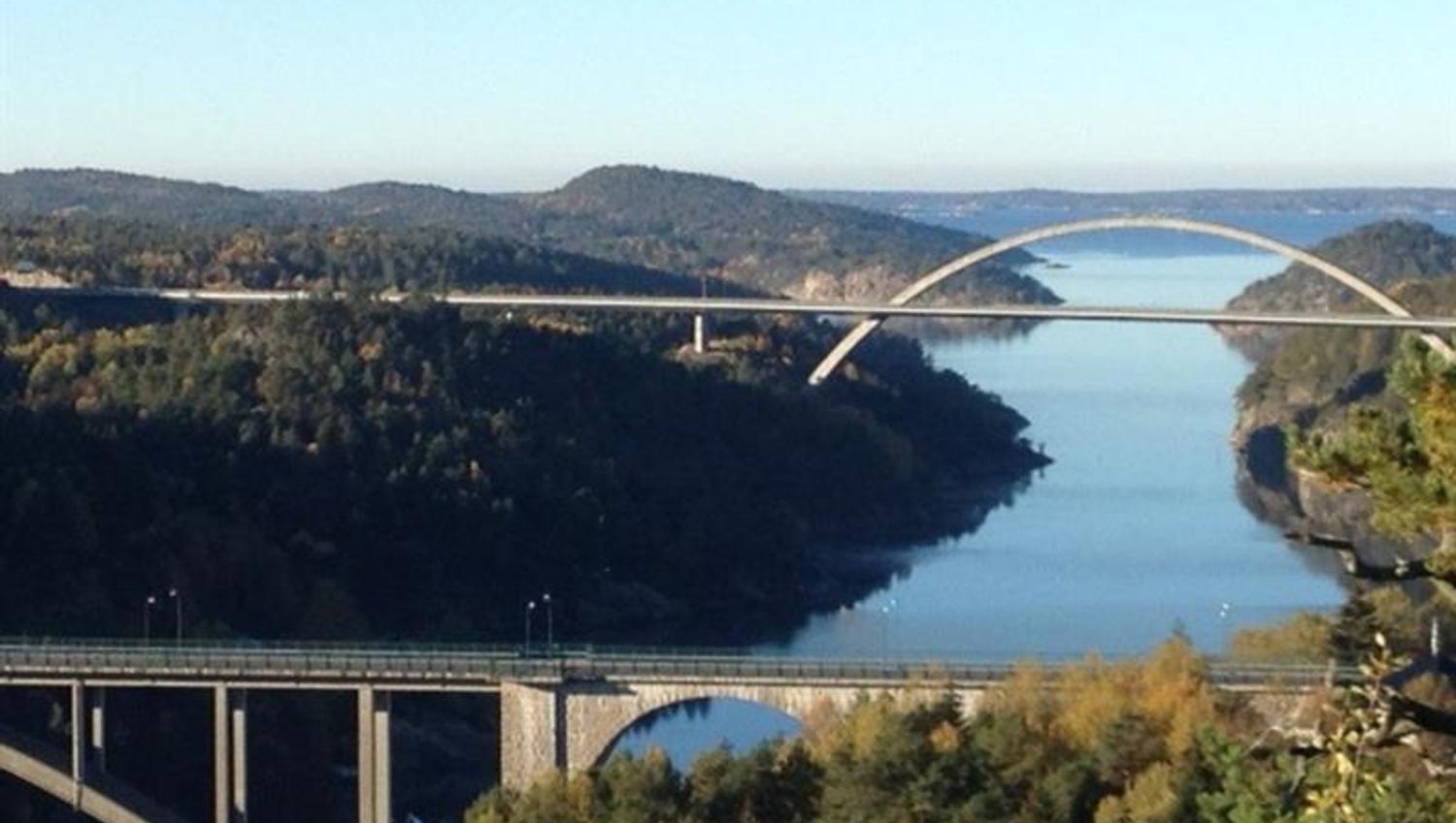 Hjelmkollen utsikt mot Svinesund