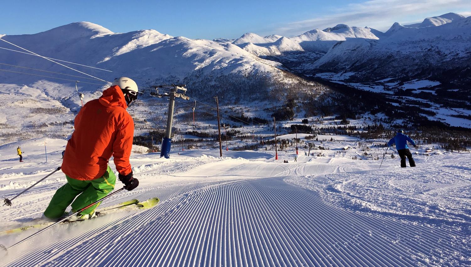 Flotte løyper på Hornindal Skisenter