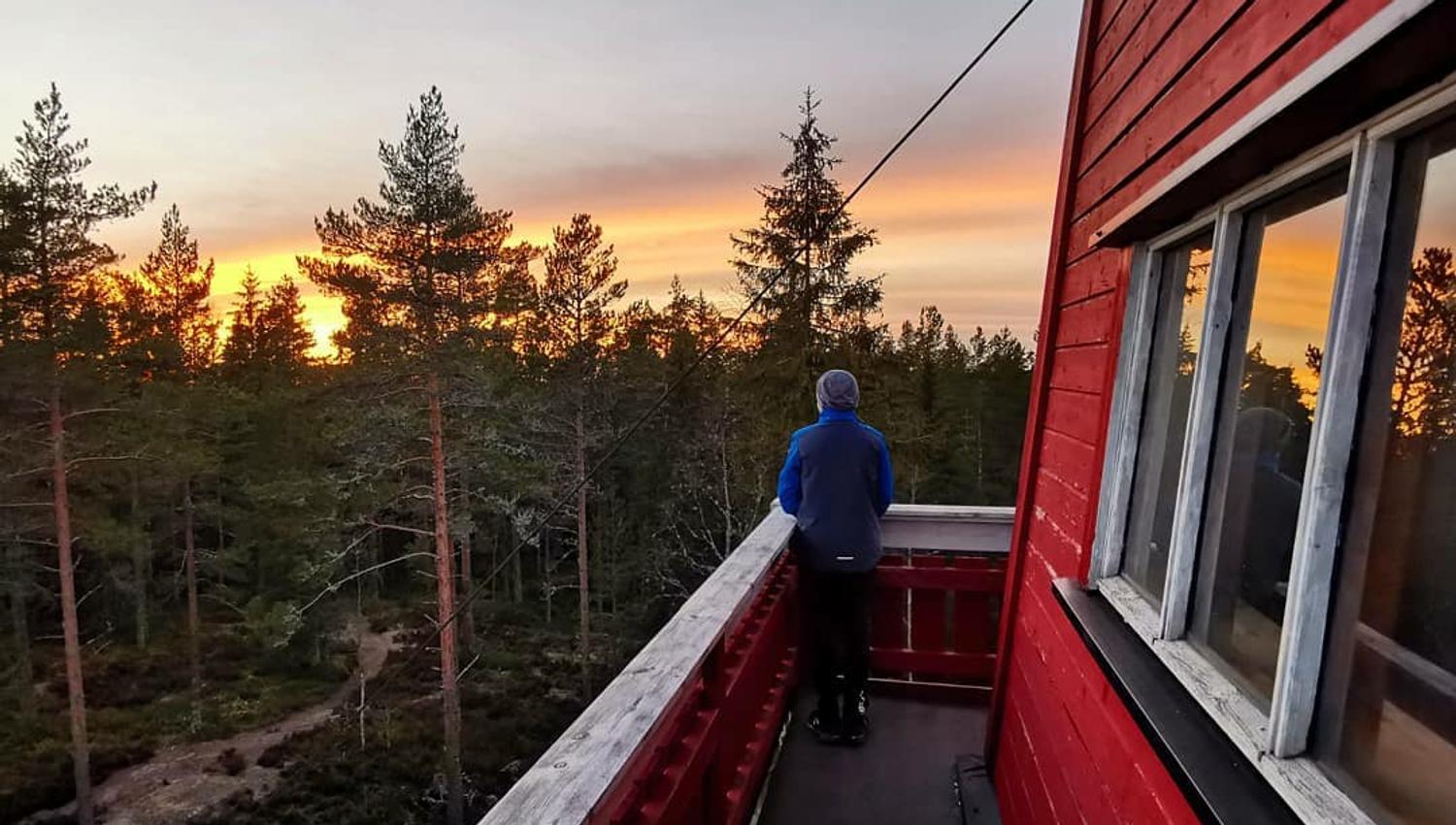 utsikt fra tårnet