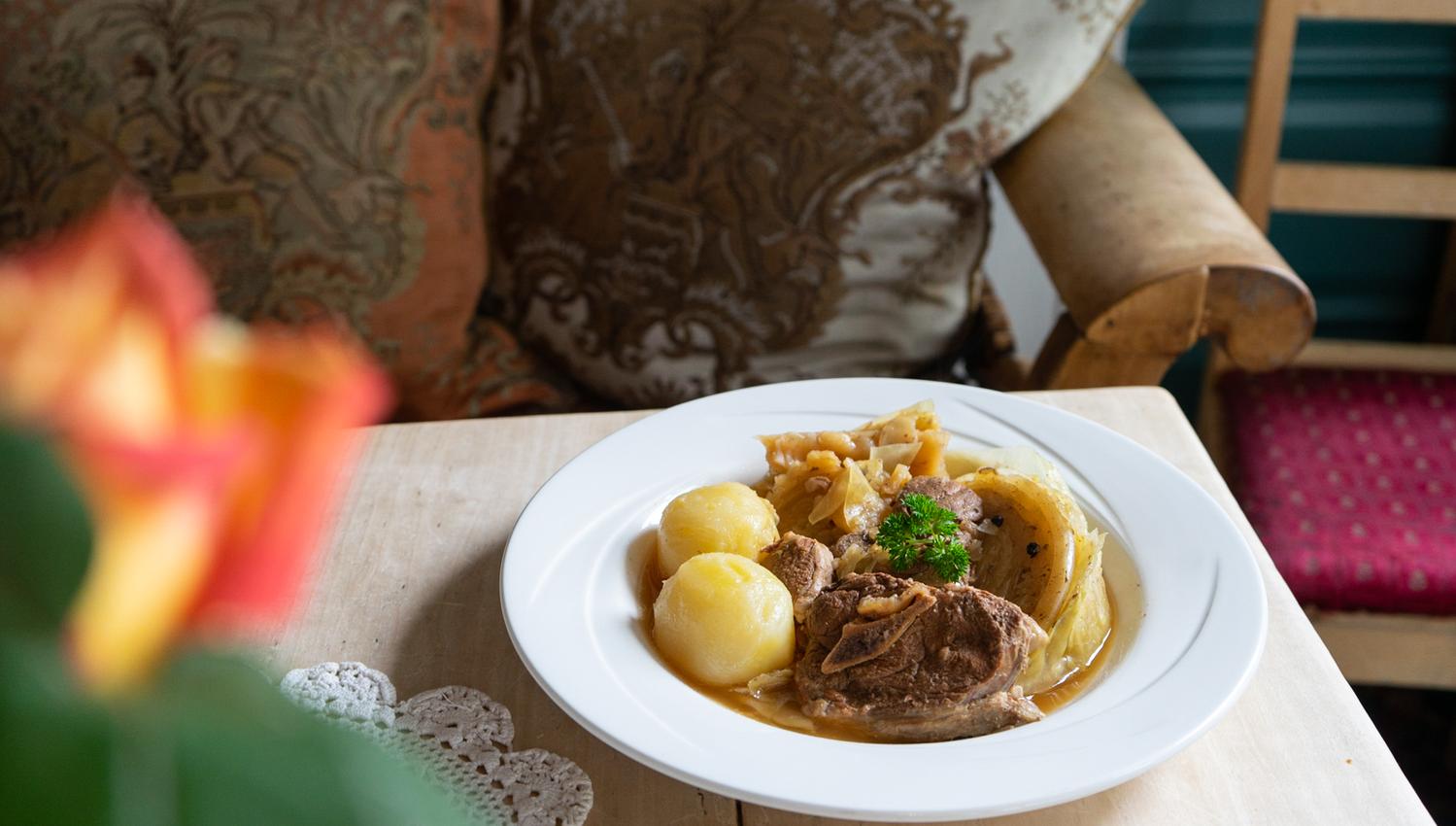 Fårikål på Kumlegaarden.