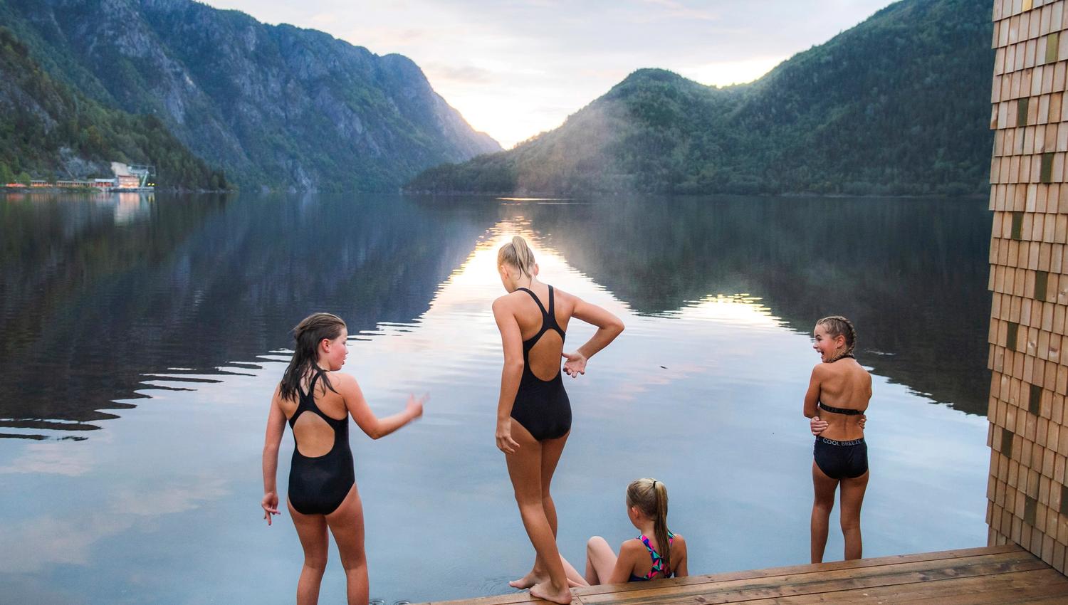 gruppe på Soria Moria badstue