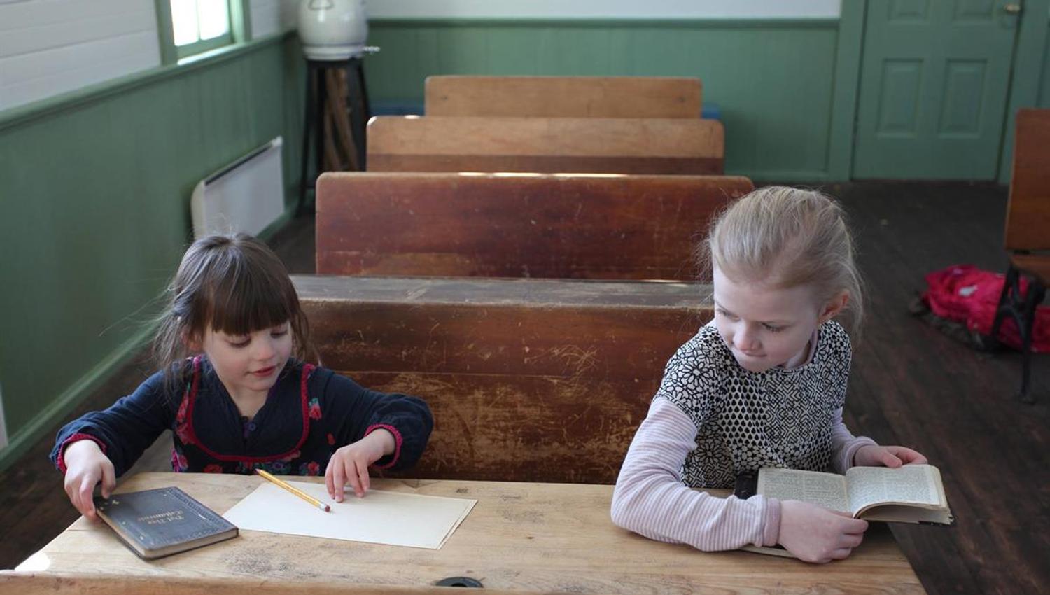 Klasserom på Utvandrermuseet