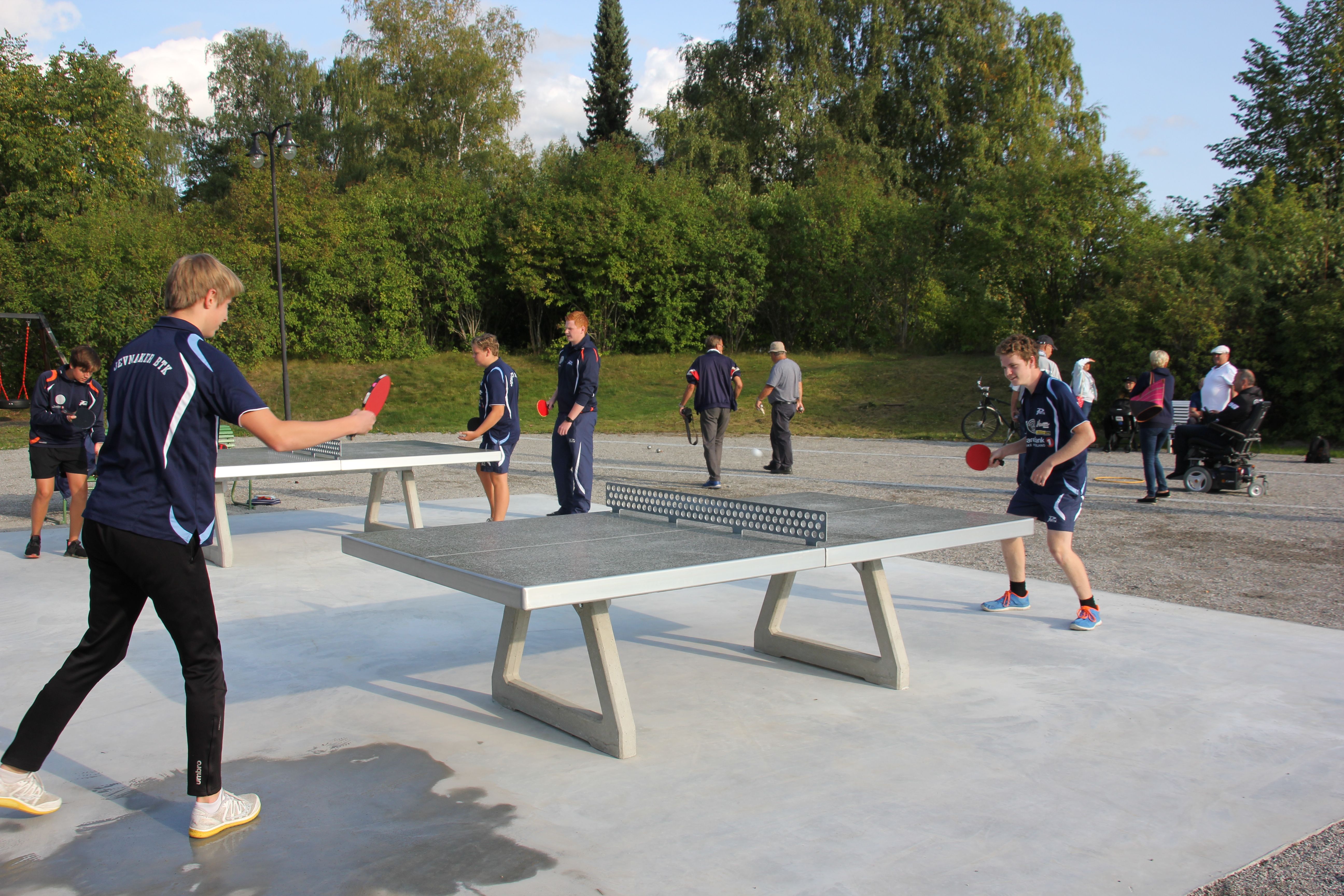 Livbanen aktivitetspark bordtennis